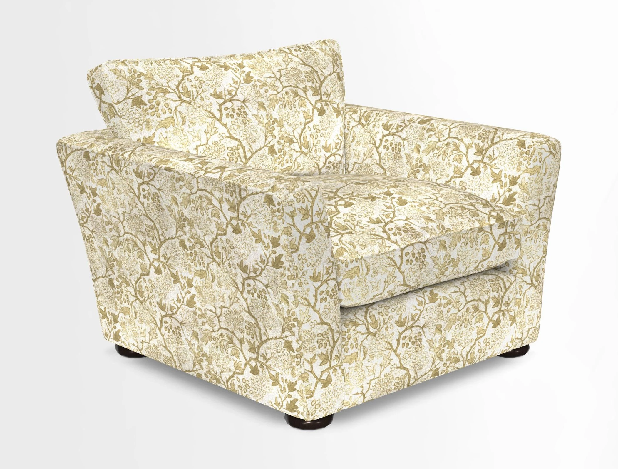 Aldeburgh Chair in Two Tone Plain Biscuit