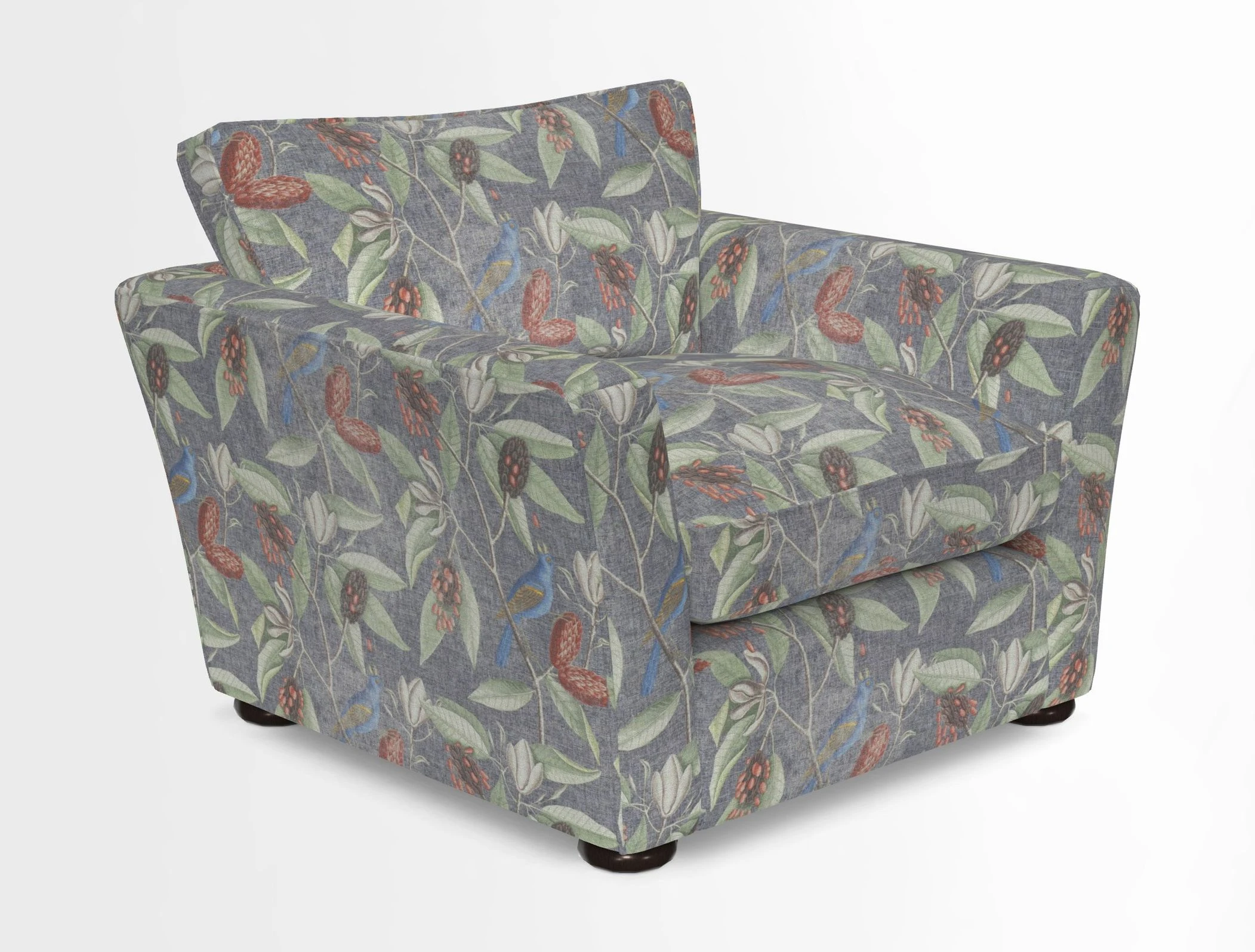 Aldeburgh Chair in Two Tone Plain Biscuit