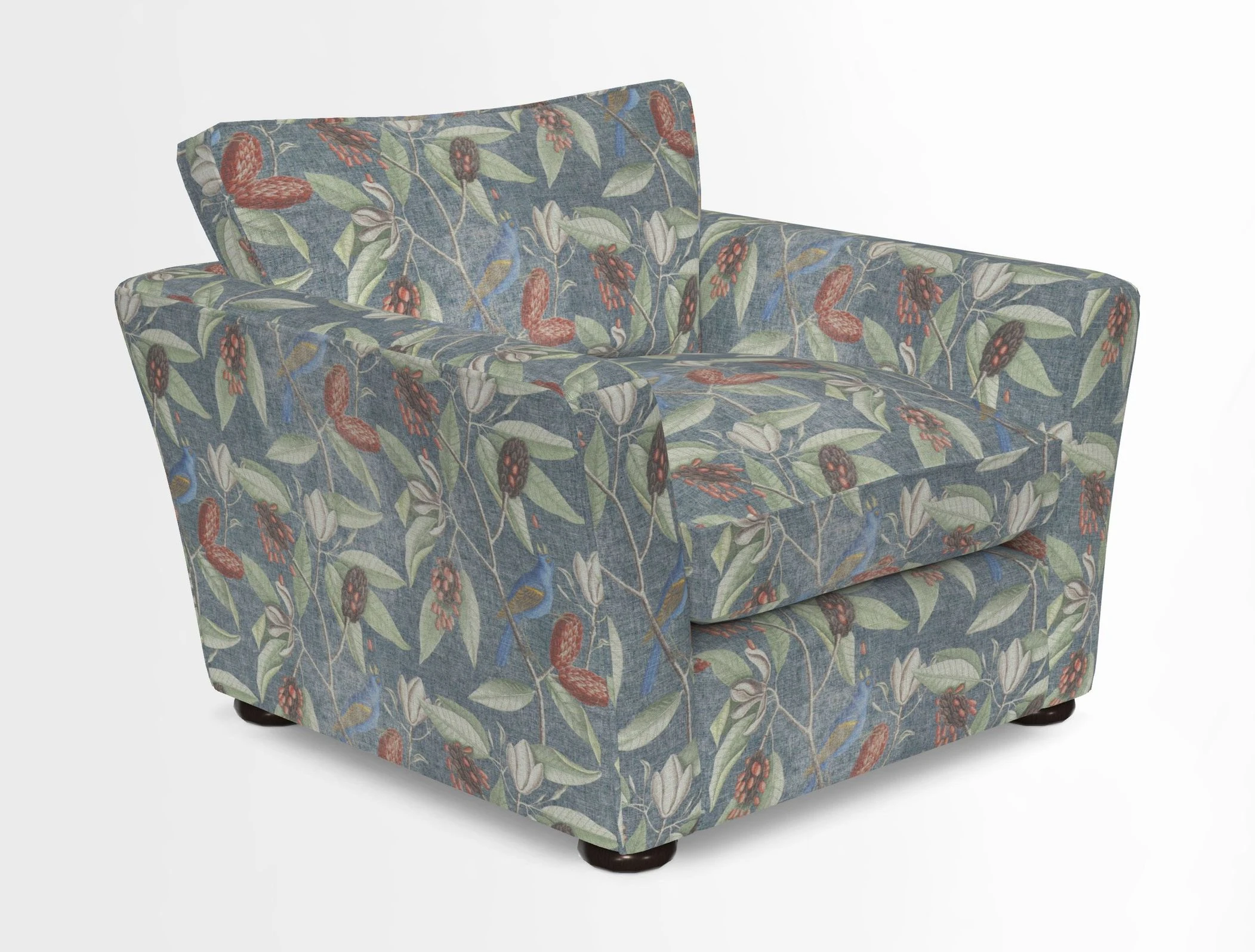 Aldeburgh Chair in Two Tone Plain Biscuit