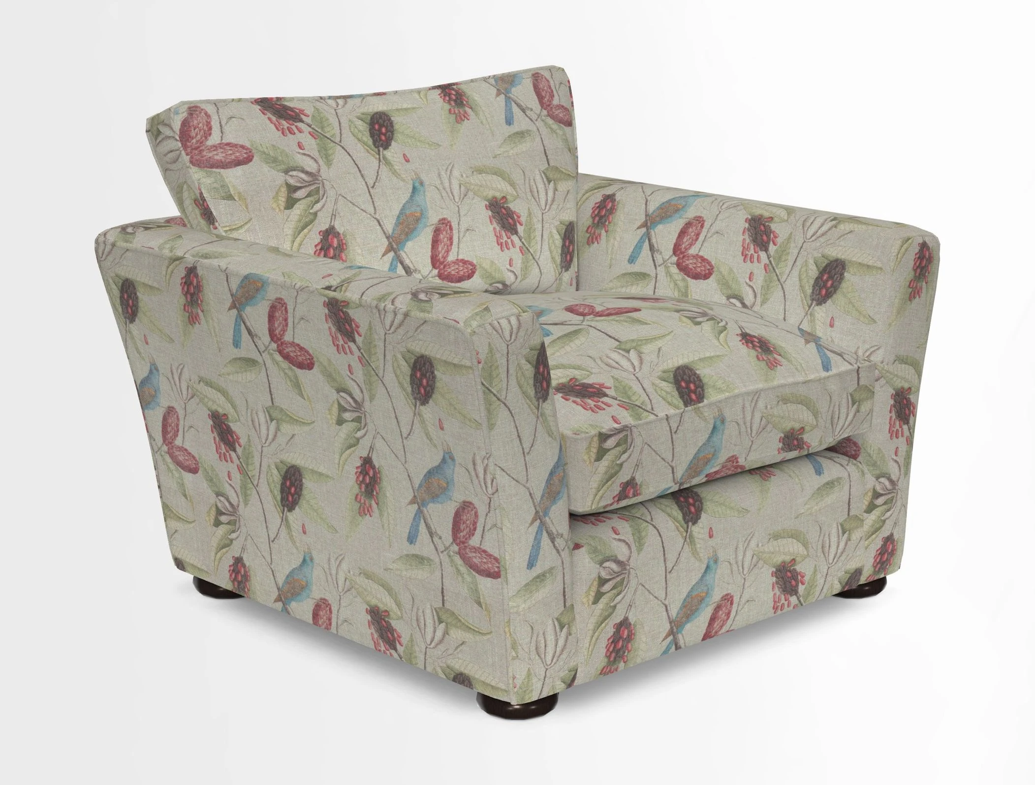 Aldeburgh Chair in Two Tone Plain Biscuit