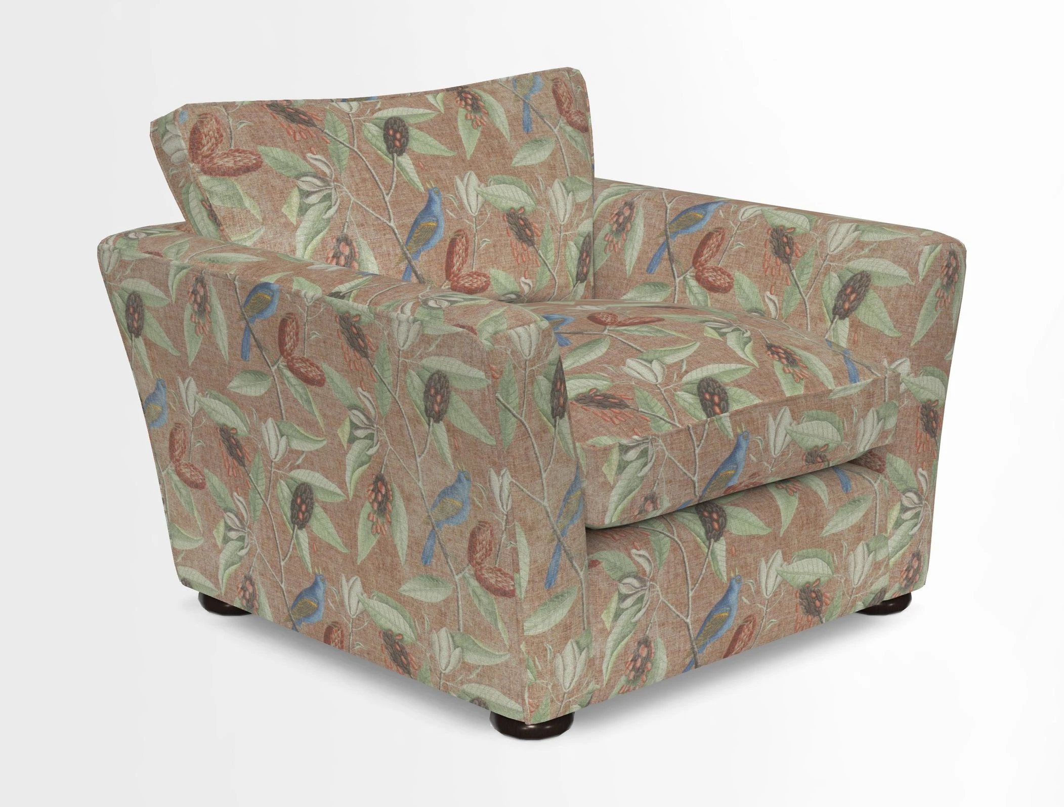 Aldeburgh Chair in Two Tone Plain Biscuit