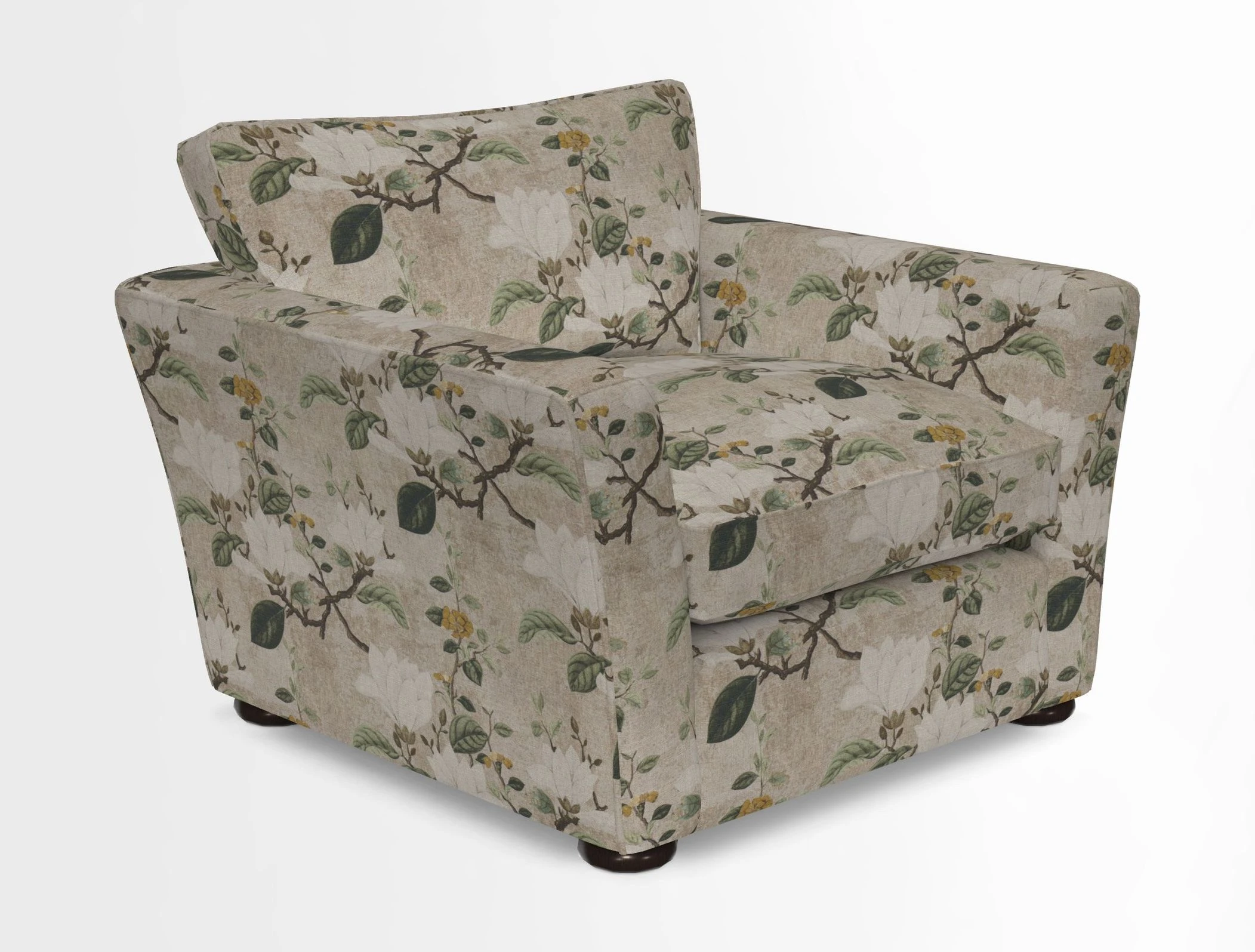 Aldeburgh Chair in Two Tone Plain Biscuit