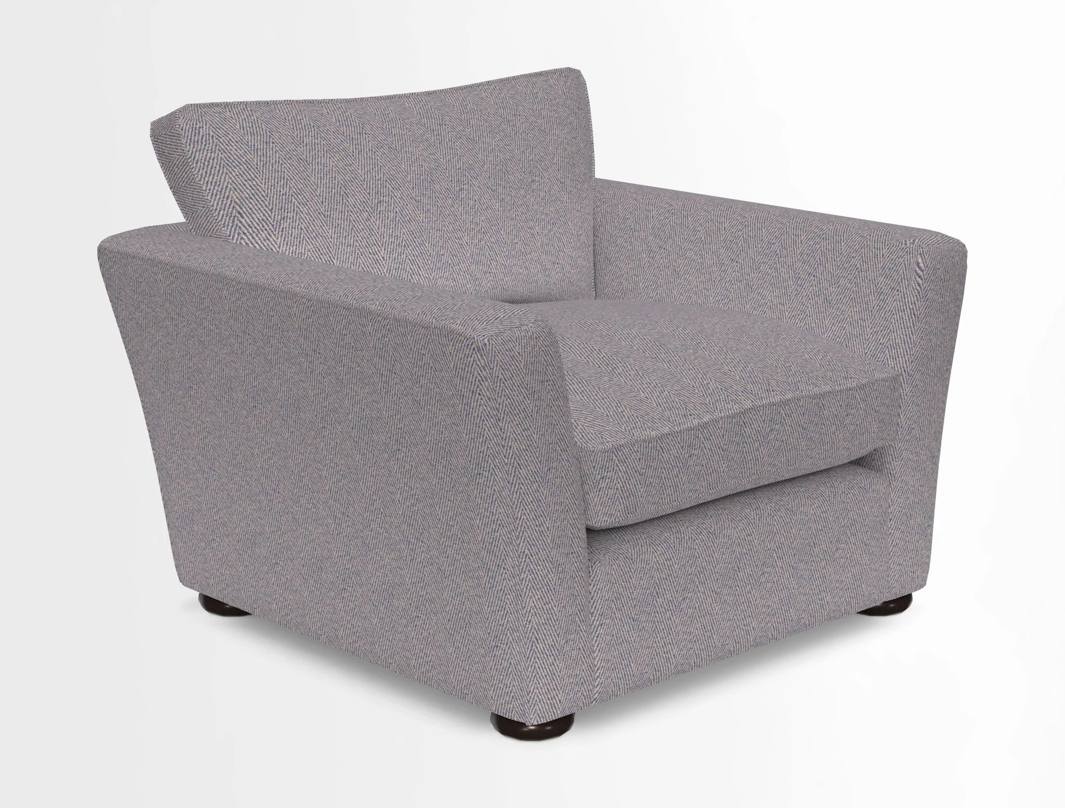 Aldeburgh Chair in Two Tone Plain Biscuit