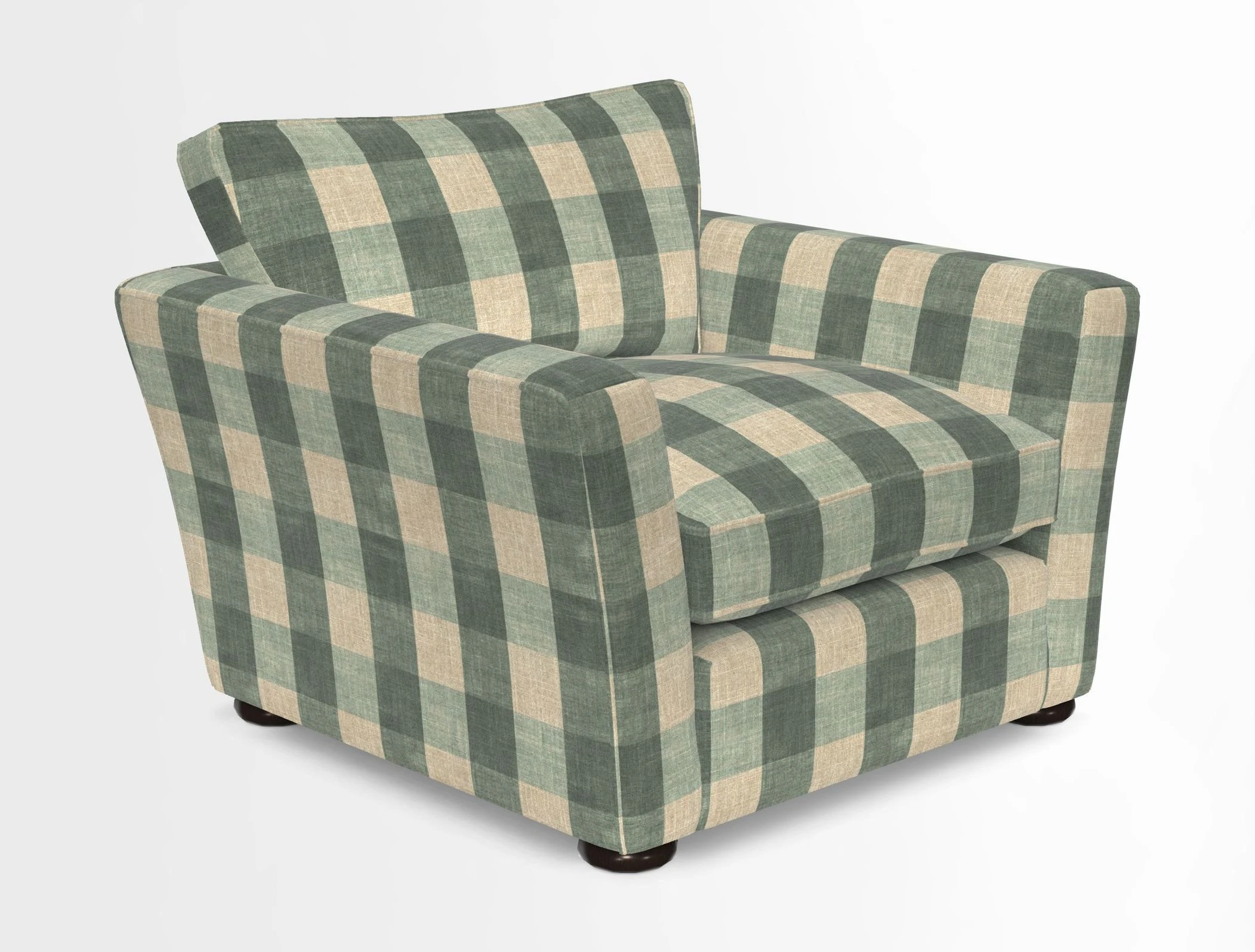 Aldeburgh Chair in Two Tone Plain Biscuit