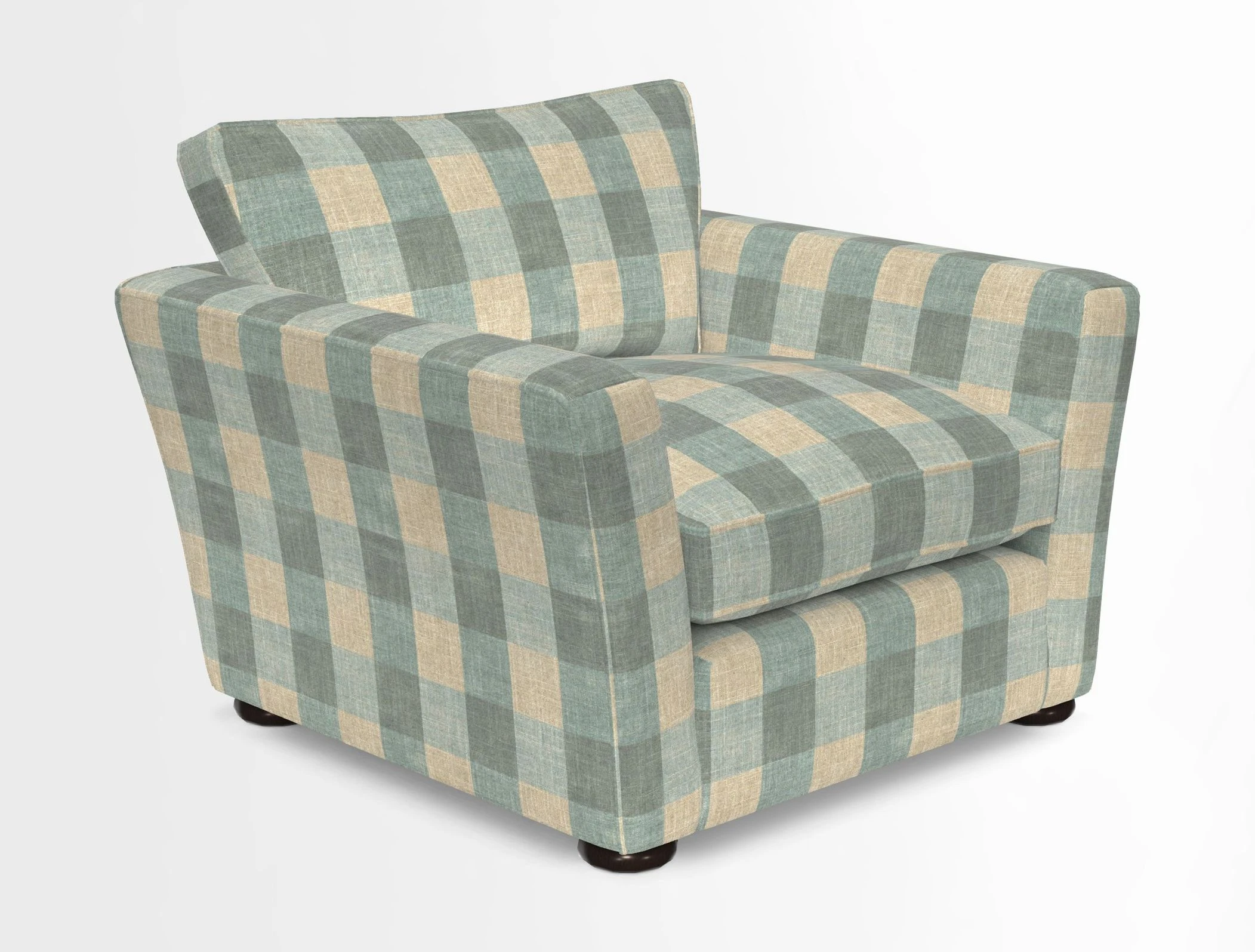 Aldeburgh Chair in Two Tone Plain Biscuit