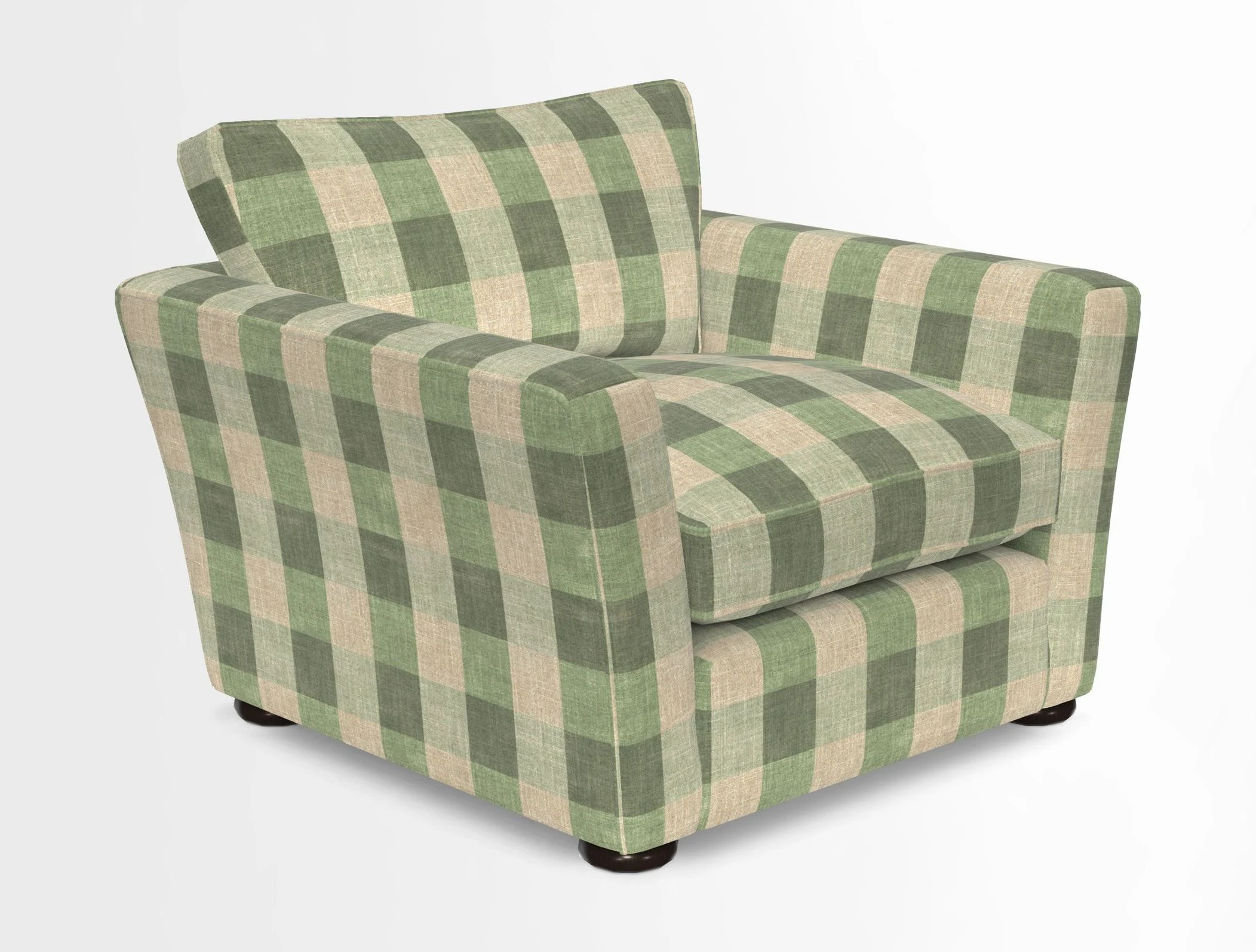 Aldeburgh Chair in Two Tone Plain Biscuit
