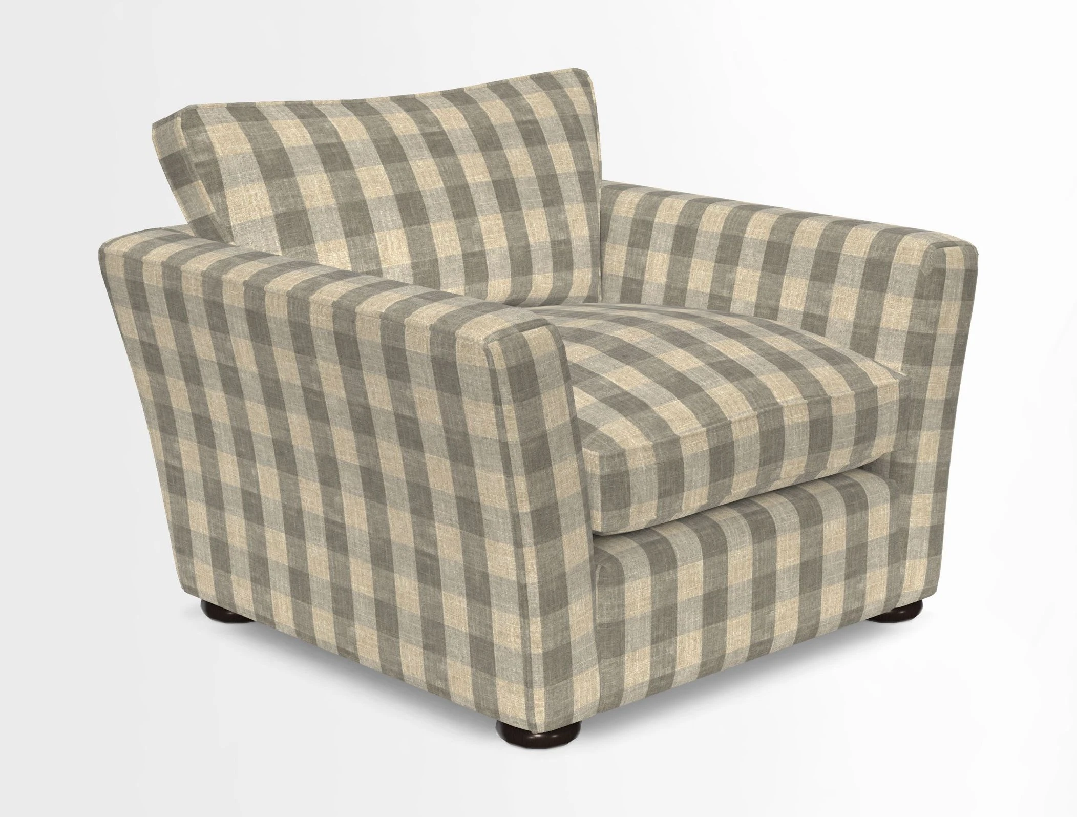 Aldeburgh Chair in Two Tone Plain Biscuit