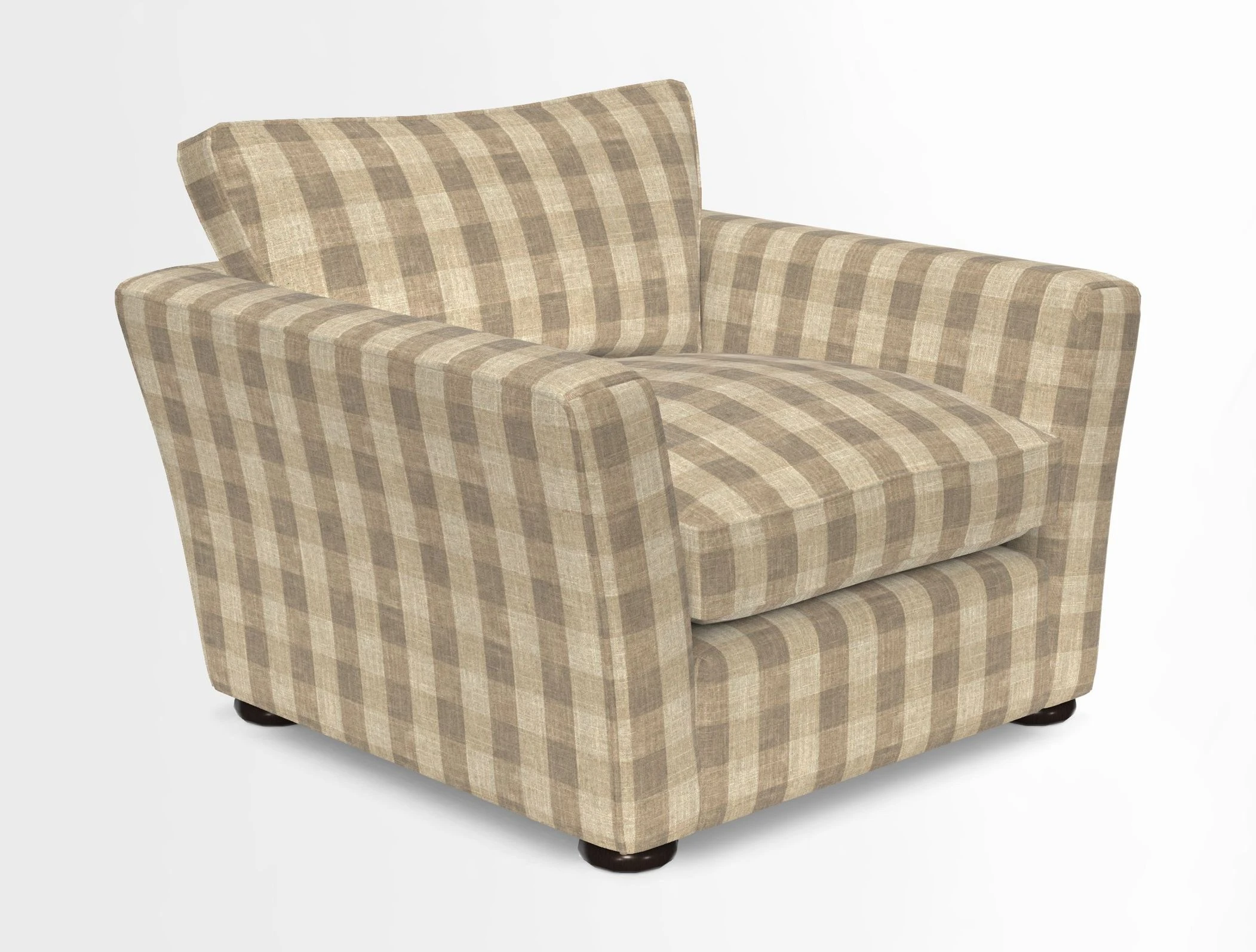 Aldeburgh Chair in Two Tone Plain Biscuit