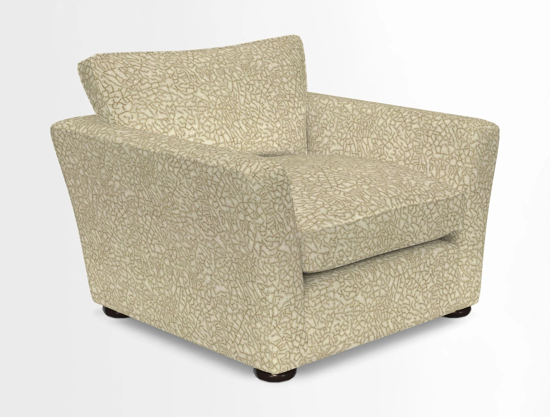 Aldeburgh Chair in Two Tone Plain Biscuit