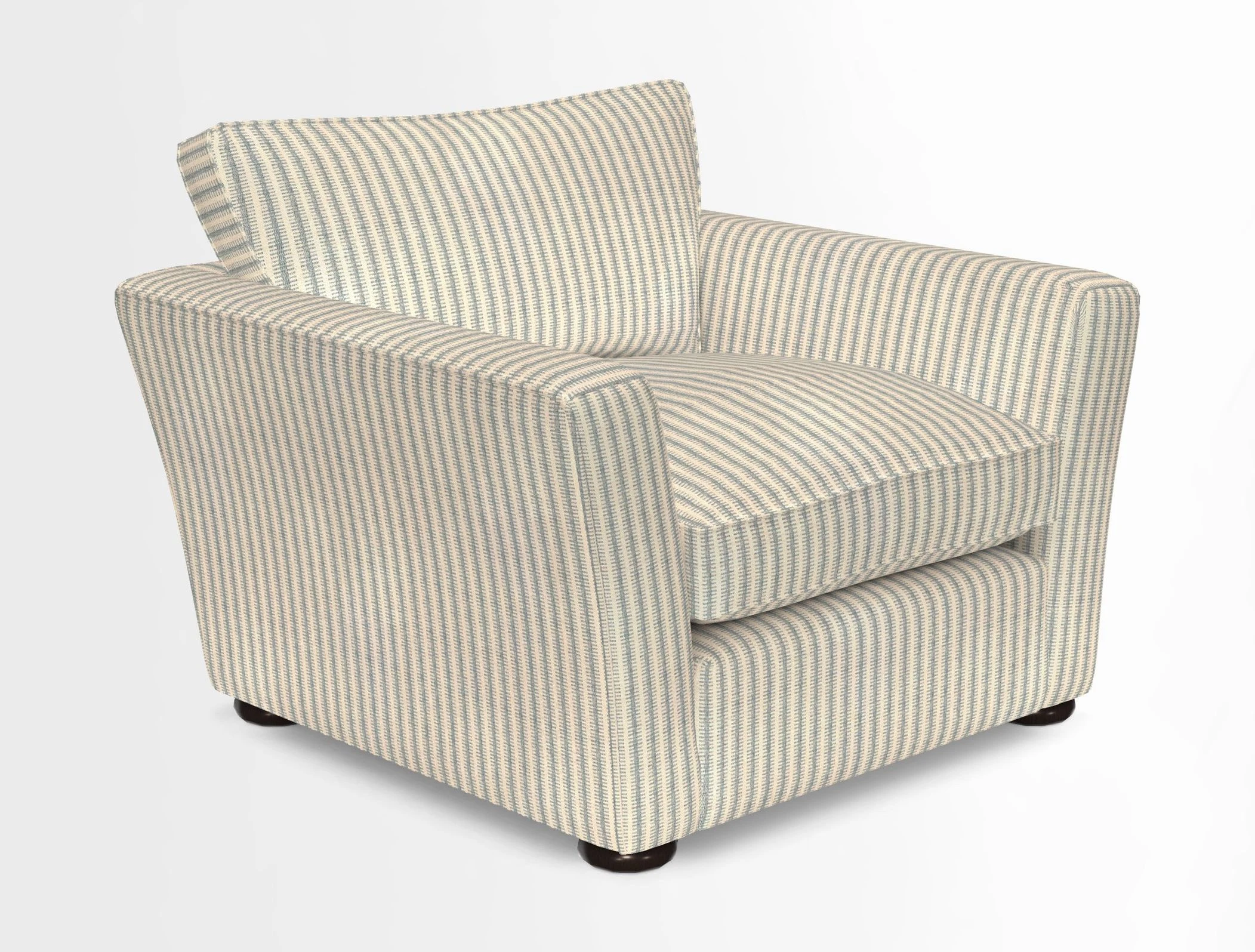 Aldeburgh Chair in Two Tone Plain Biscuit