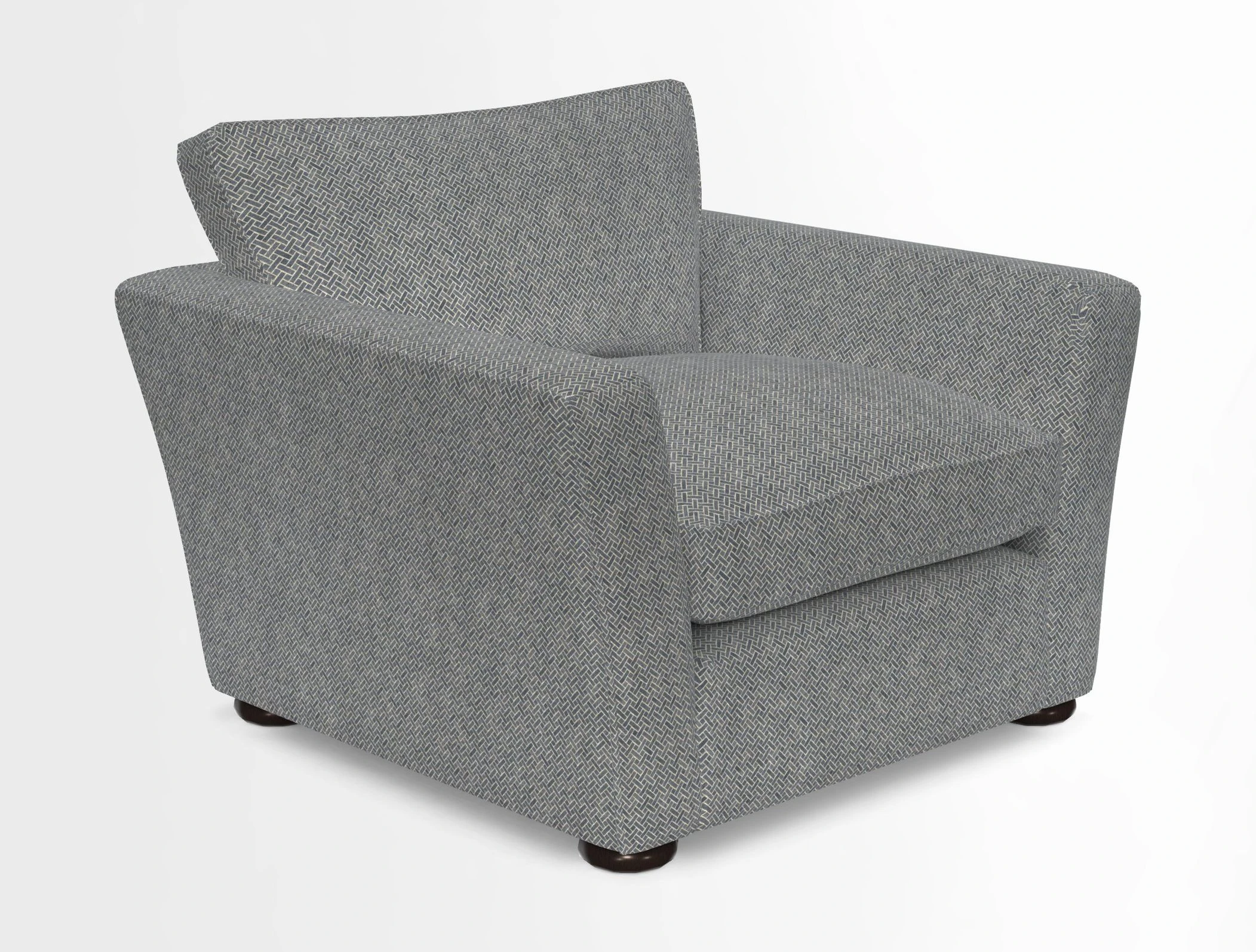 Aldeburgh Chair in Two Tone Plain Biscuit