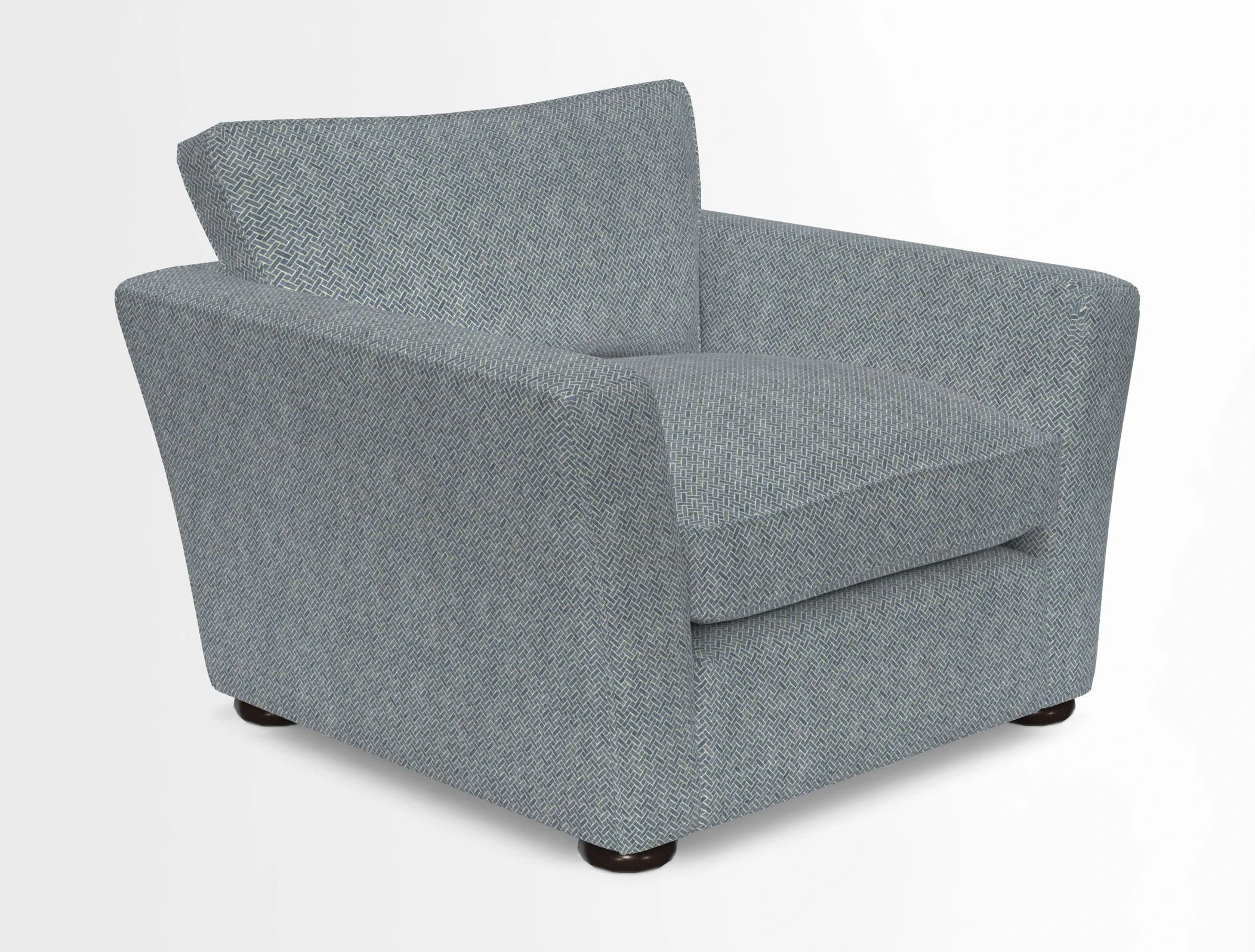 Aldeburgh Chair in Two Tone Plain Biscuit