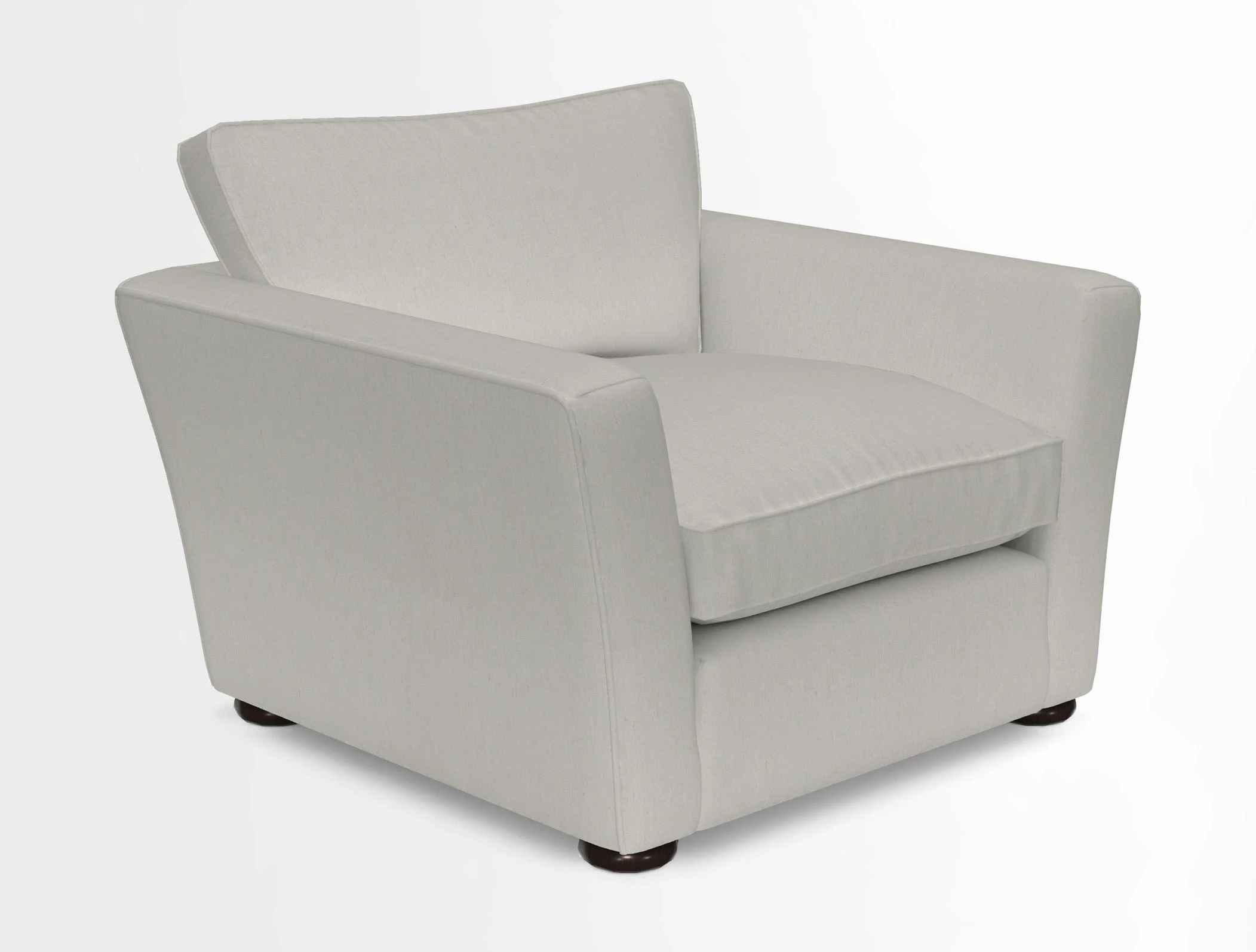 Aldeburgh Chair in Two Tone Plain Biscuit