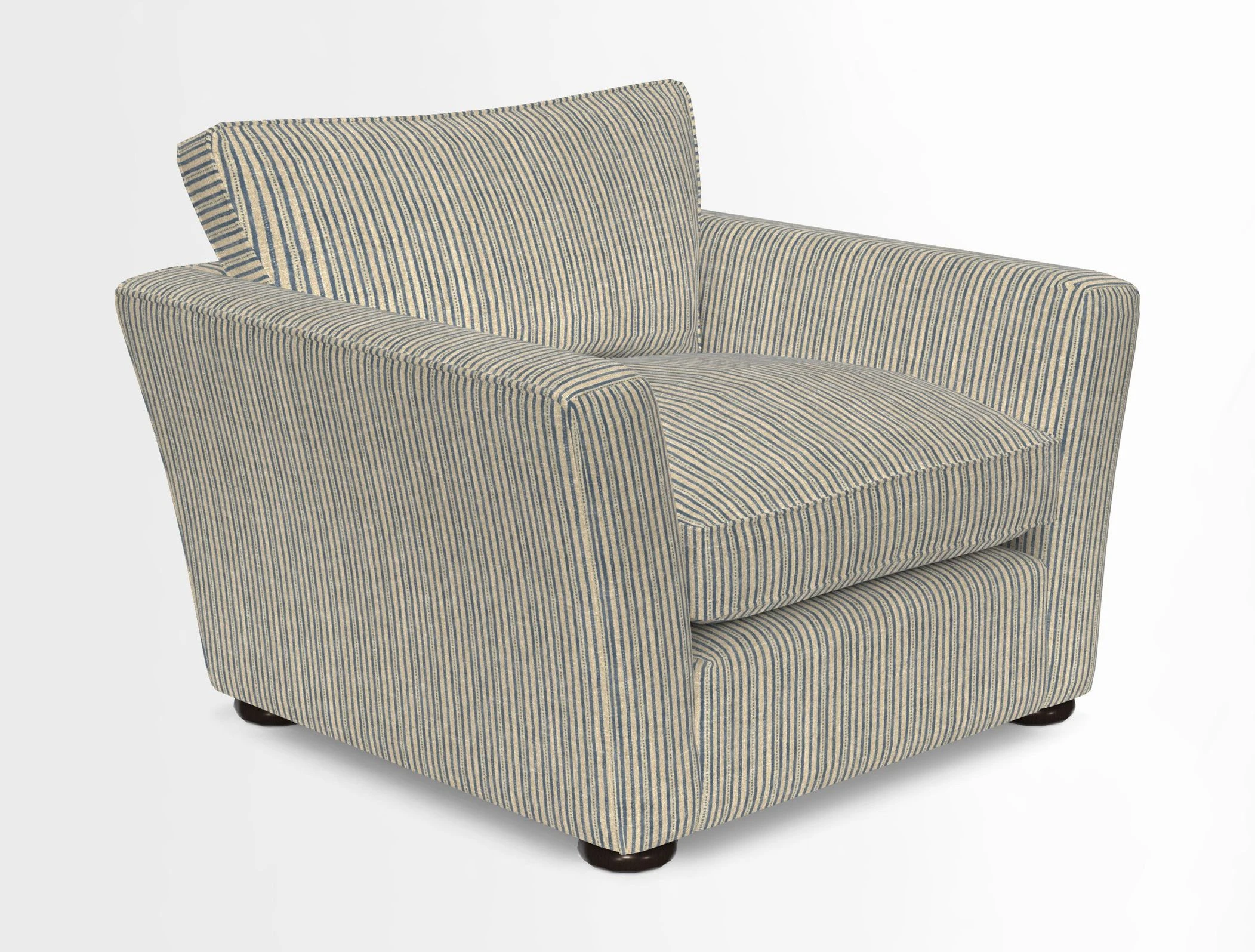 Aldeburgh Chair in Two Tone Plain Biscuit