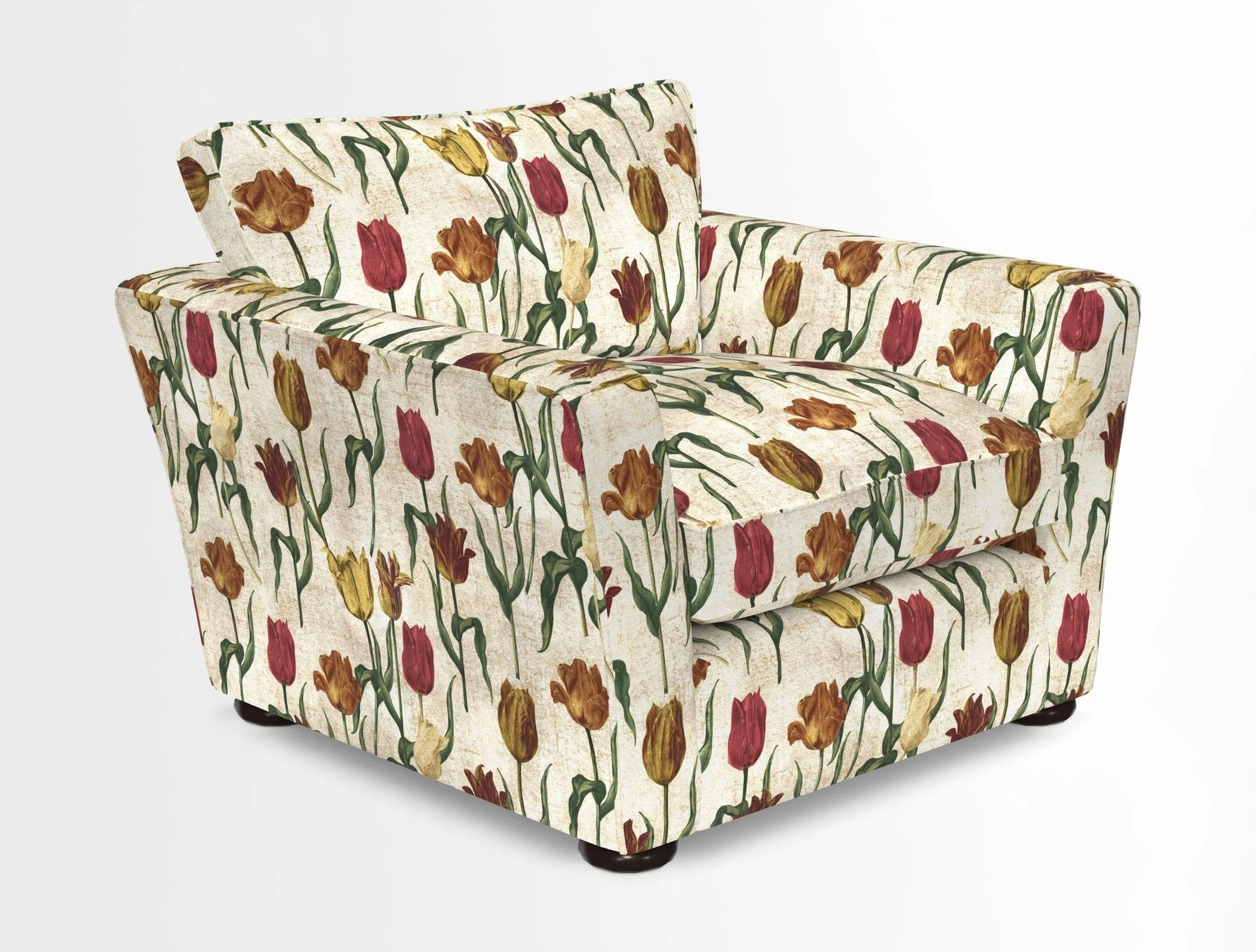 Aldeburgh Chair in Two Tone Plain Biscuit