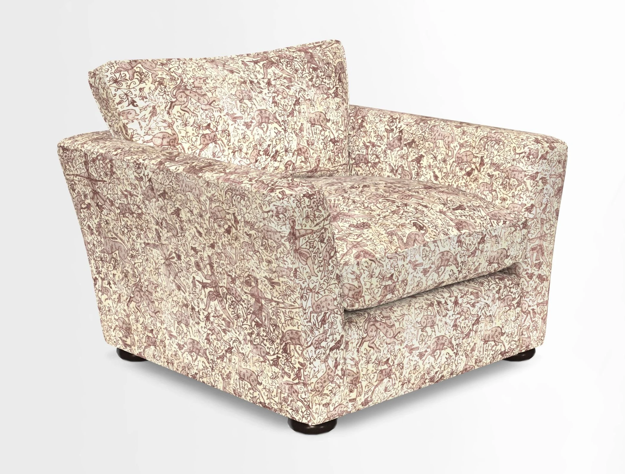 Aldeburgh Chair in Two Tone Plain Biscuit