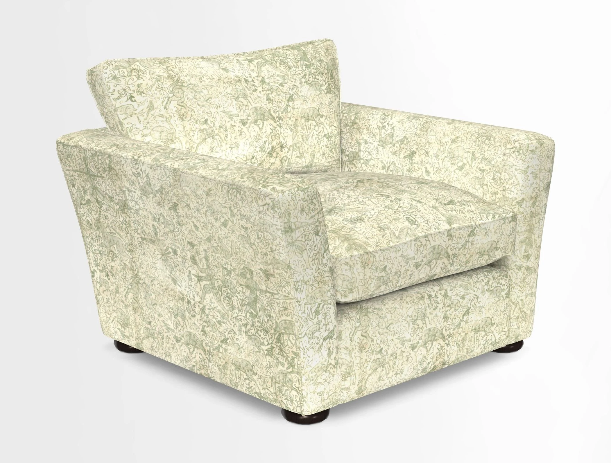 Aldeburgh Chair in Two Tone Plain Biscuit