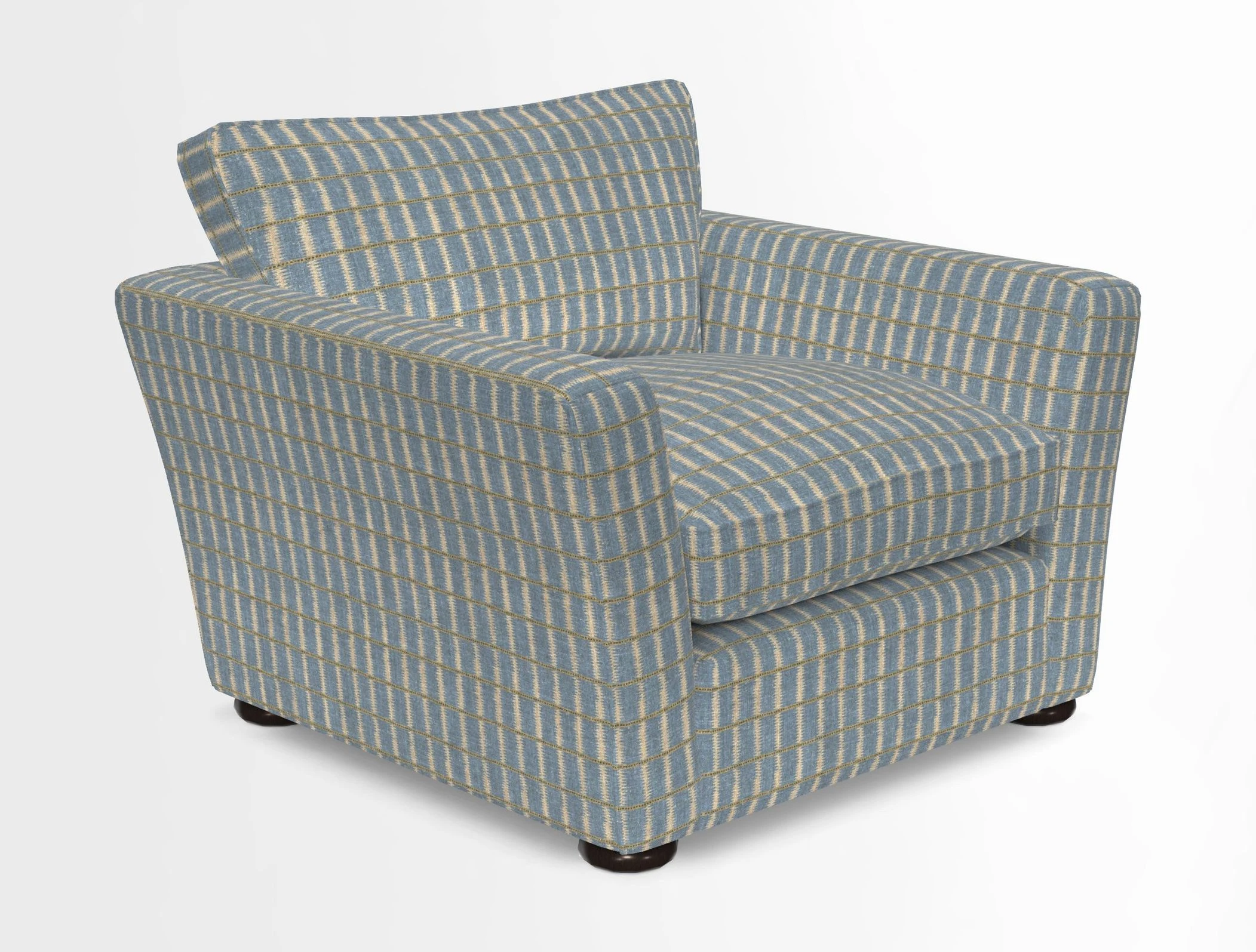 Aldeburgh Chair in Two Tone Plain Biscuit