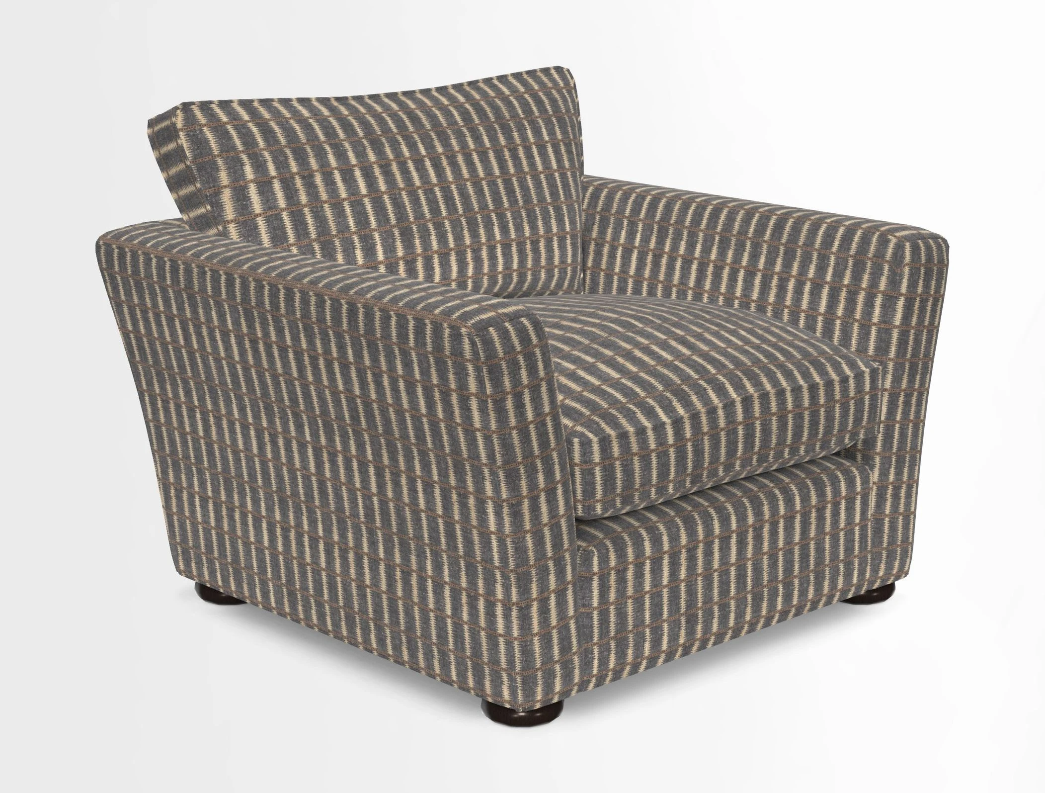 Aldeburgh Chair in Two Tone Plain Biscuit