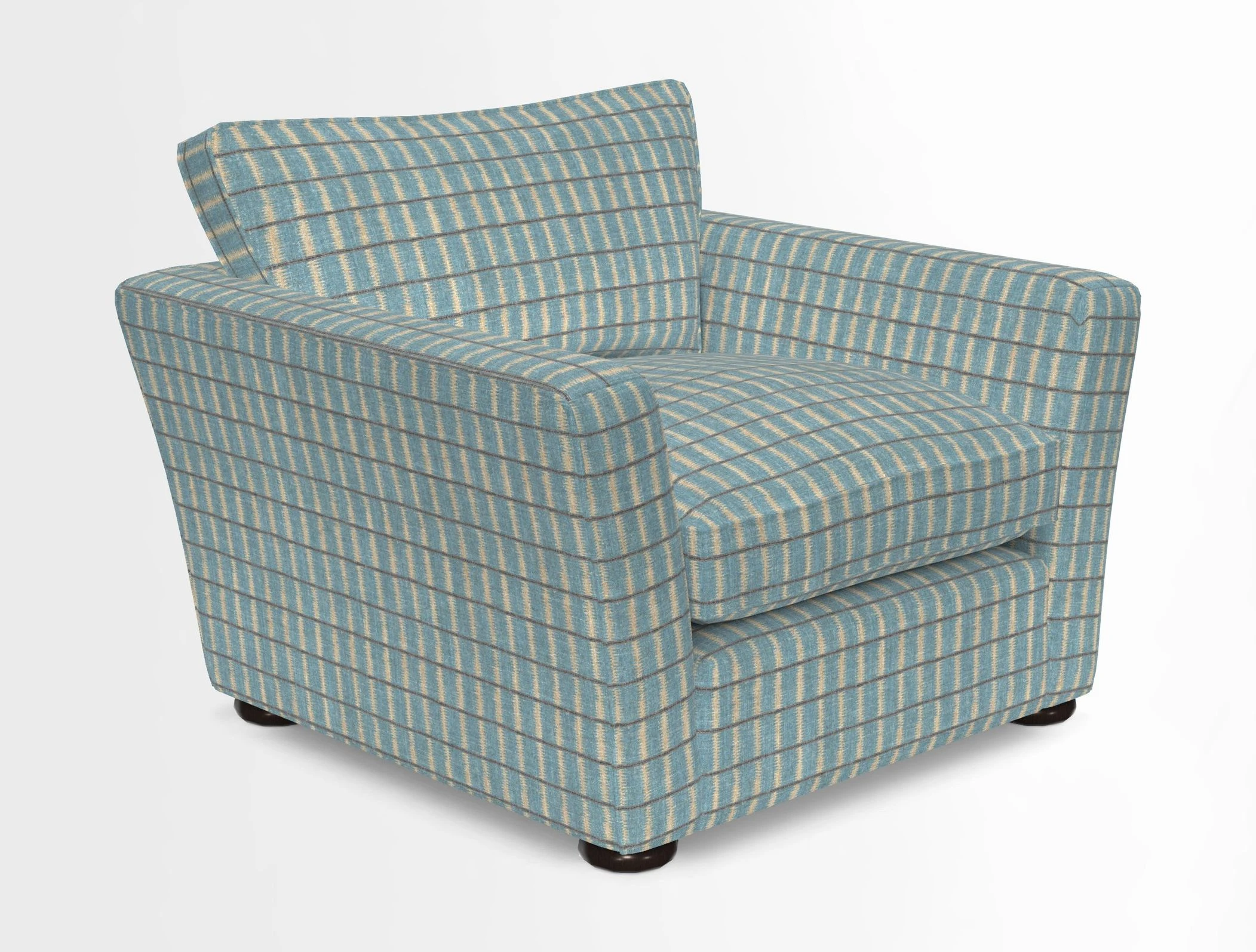 Aldeburgh Chair in Two Tone Plain Biscuit