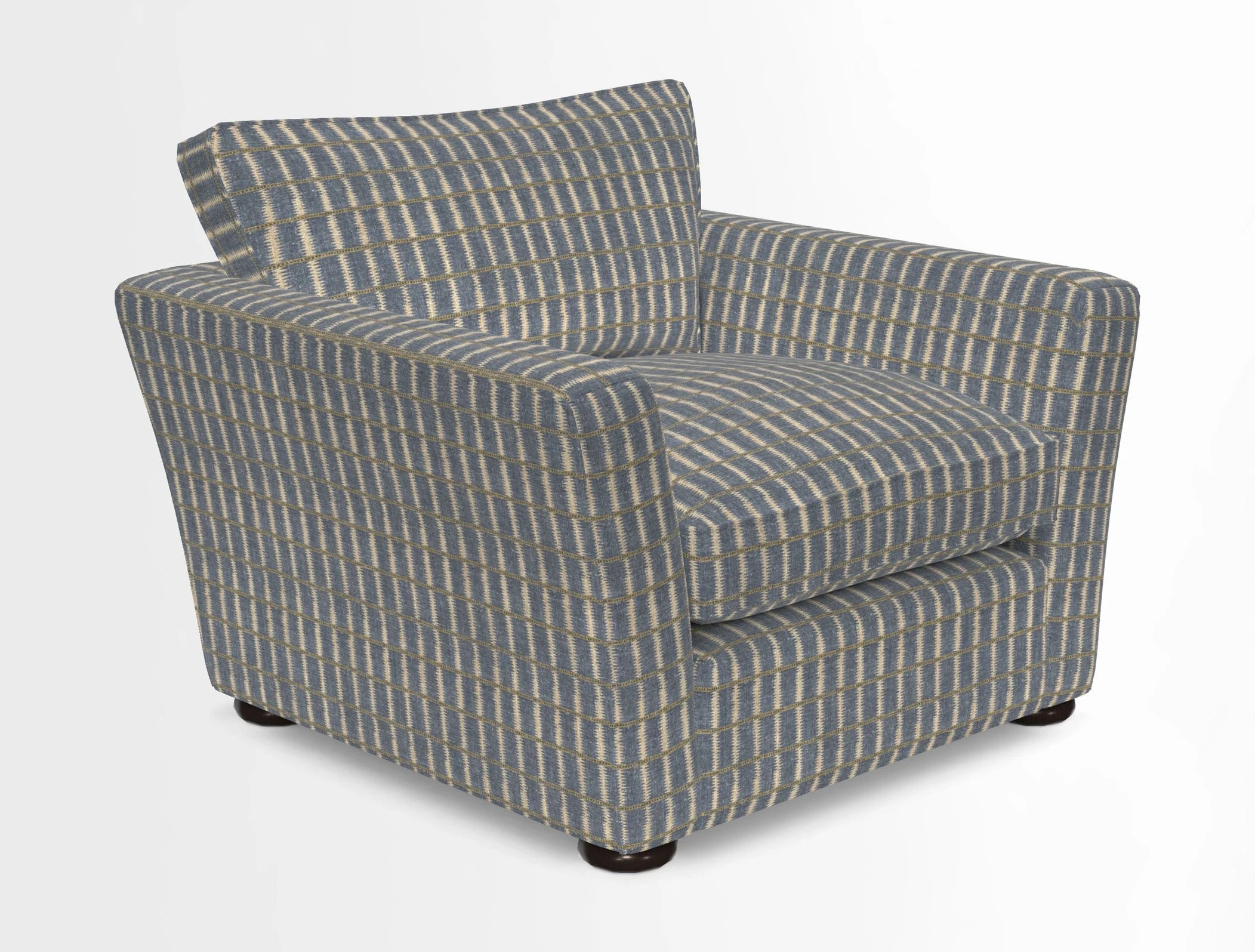 Aldeburgh Chair in Two Tone Plain Biscuit