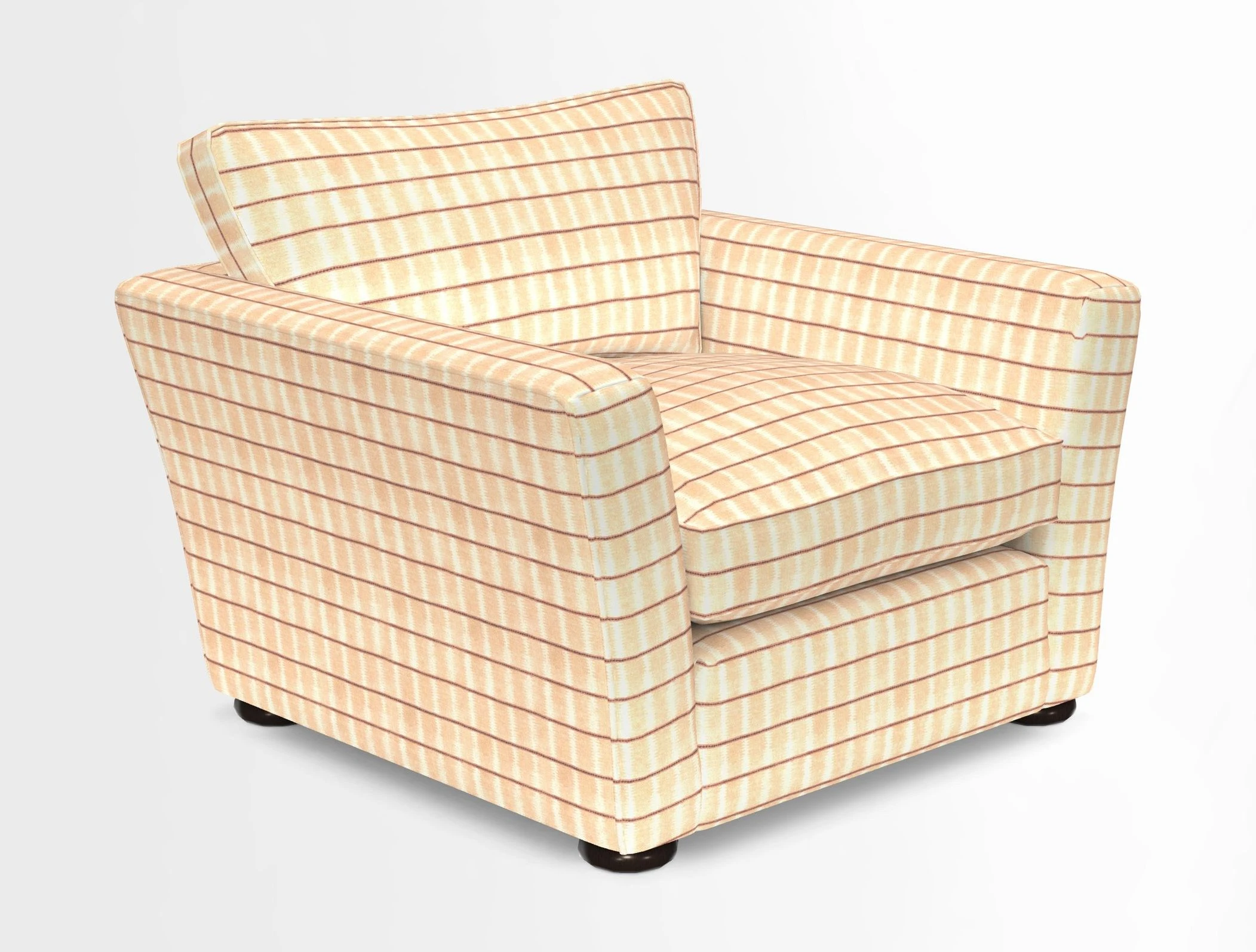 Aldeburgh Chair in Two Tone Plain Biscuit