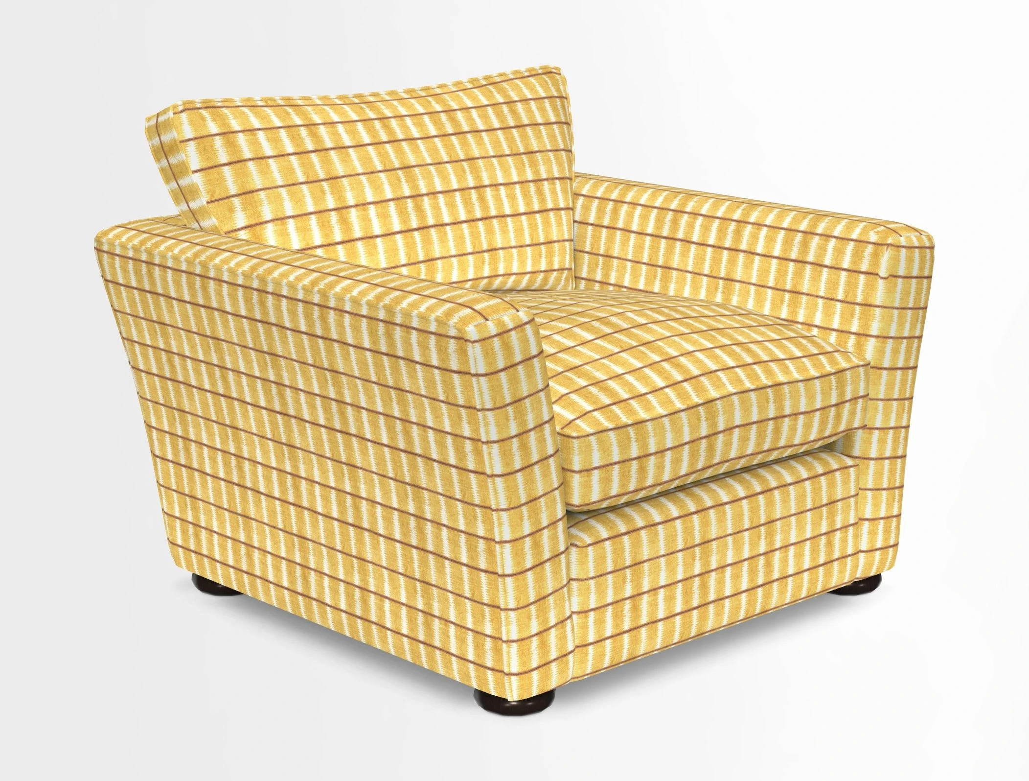 Aldeburgh Chair in Two Tone Plain Biscuit