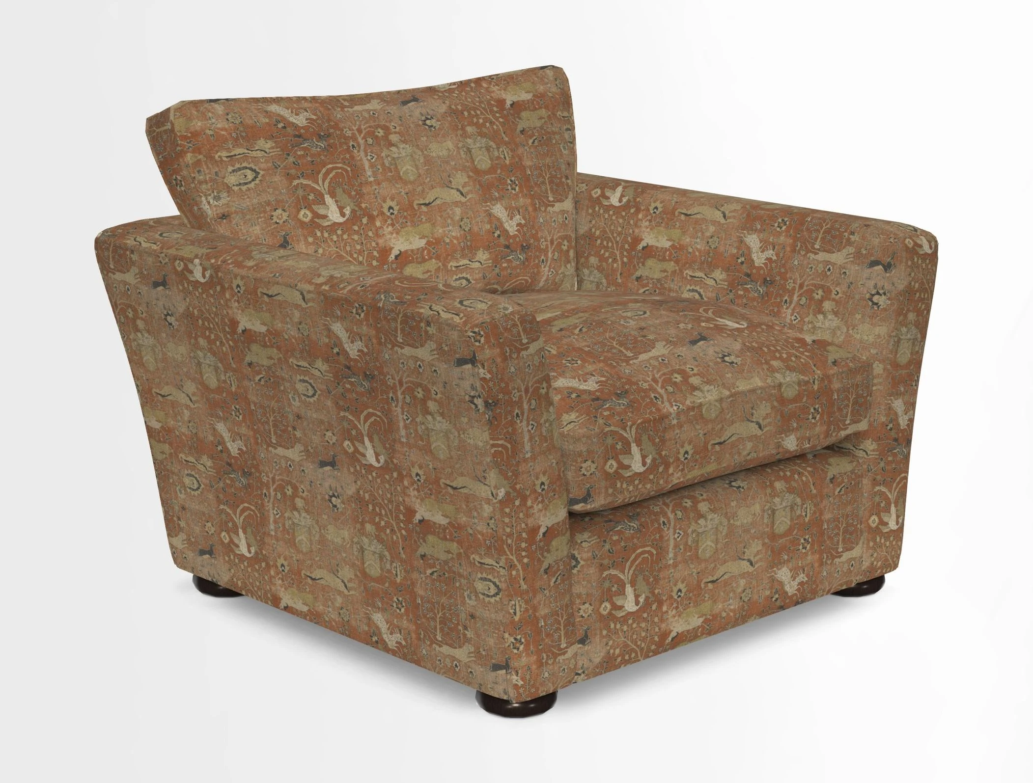 Aldeburgh Chair in Two Tone Plain Biscuit