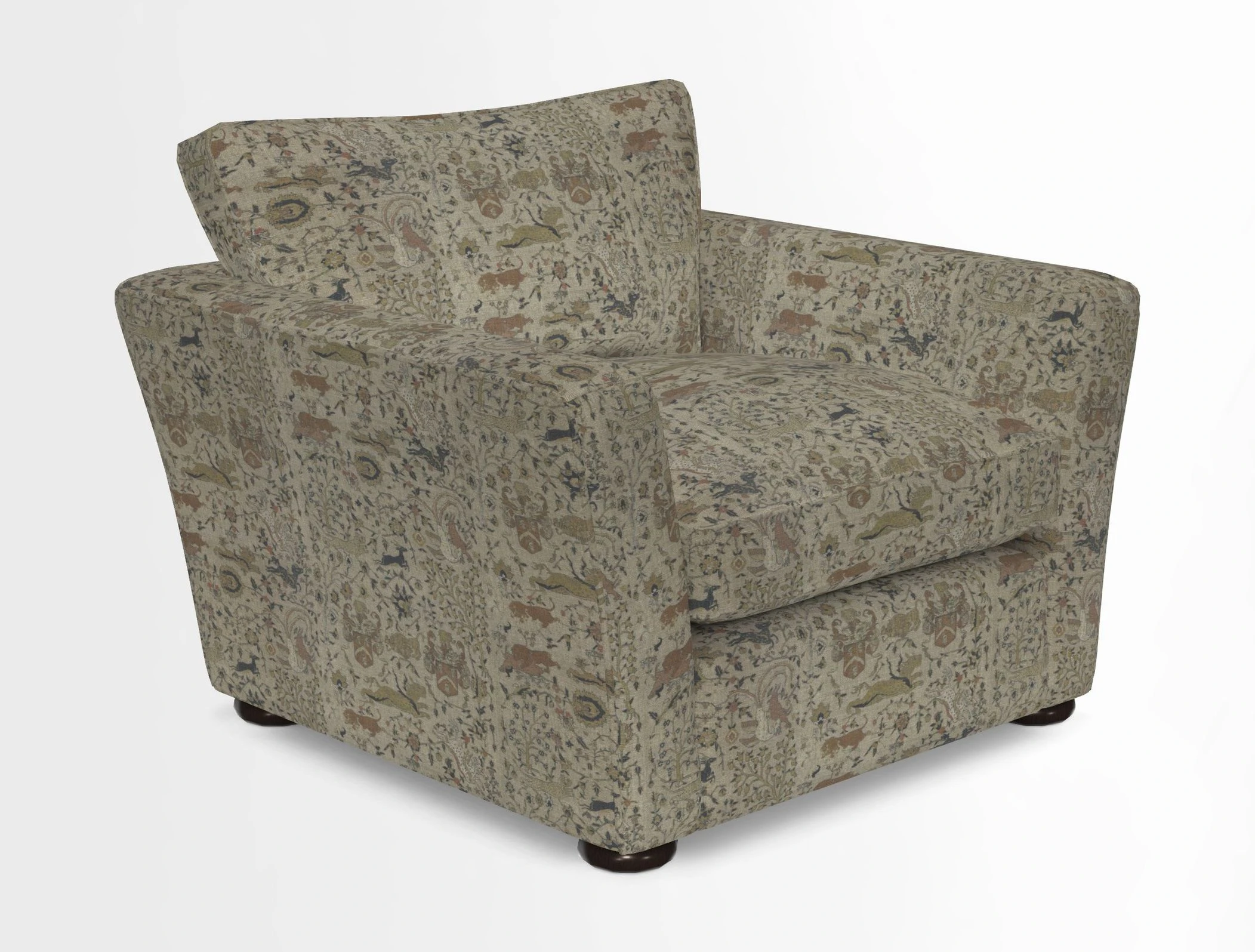 Aldeburgh Chair in Two Tone Plain Biscuit