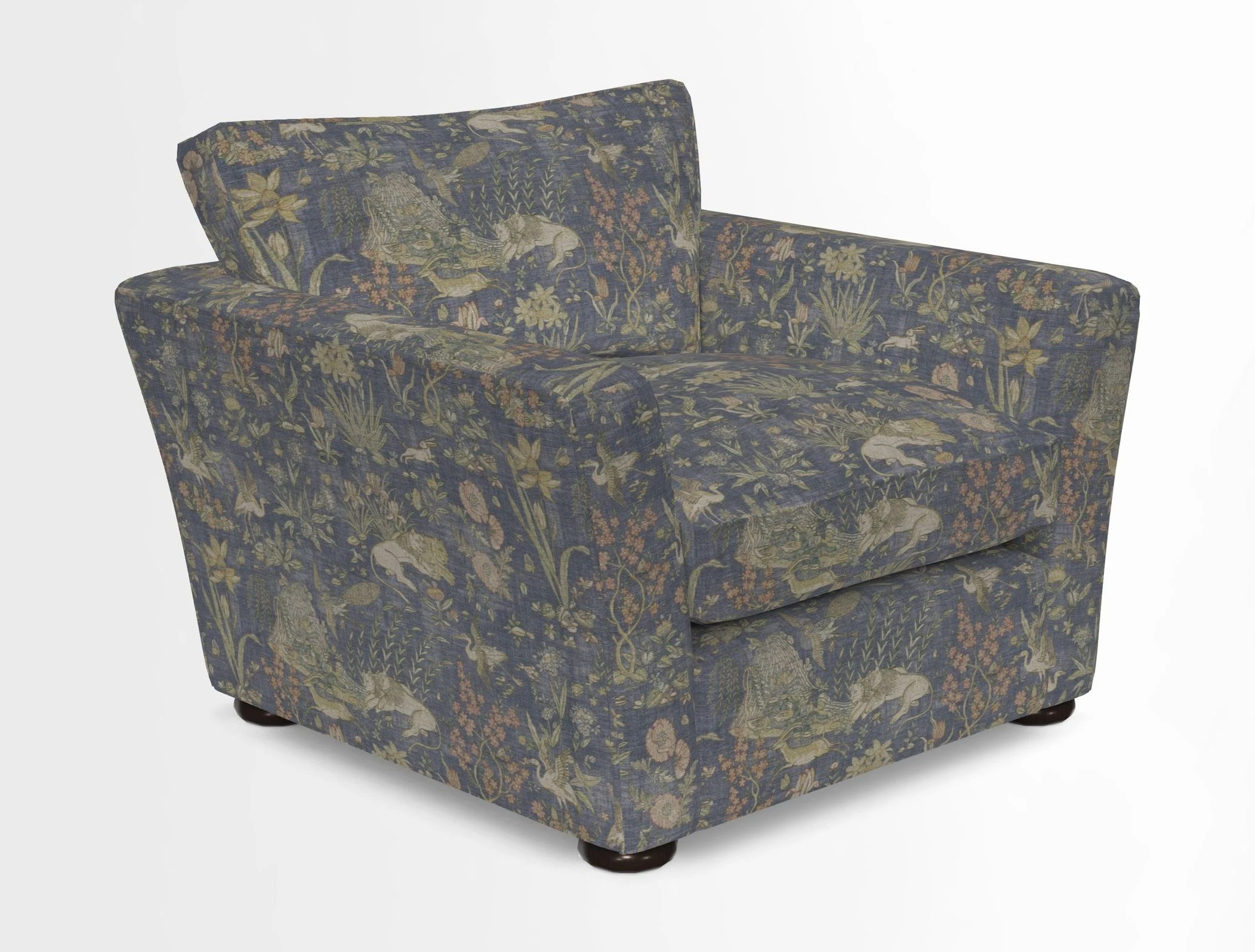 Aldeburgh Chair in Two Tone Plain Biscuit