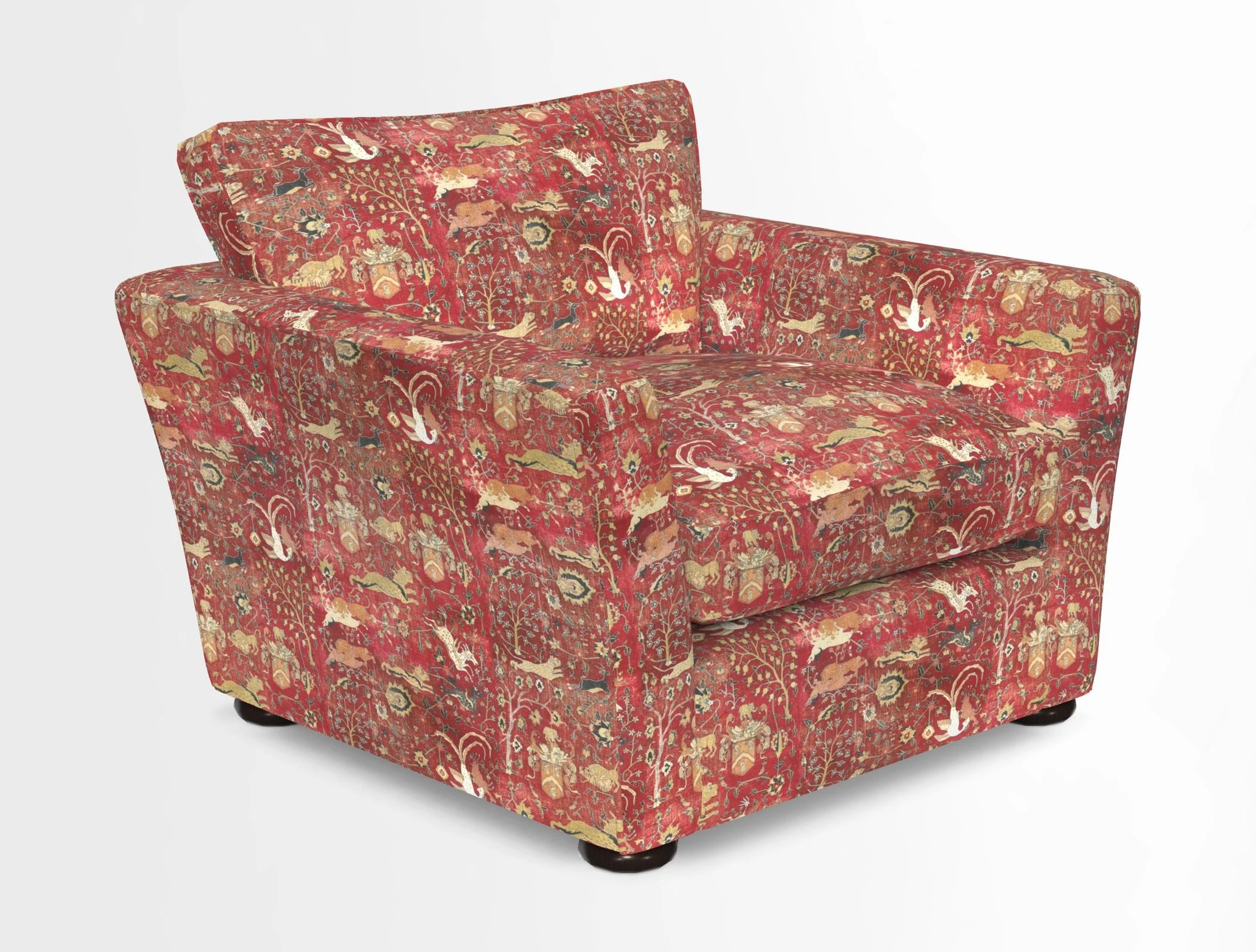 Aldeburgh Chair in Two Tone Plain Biscuit