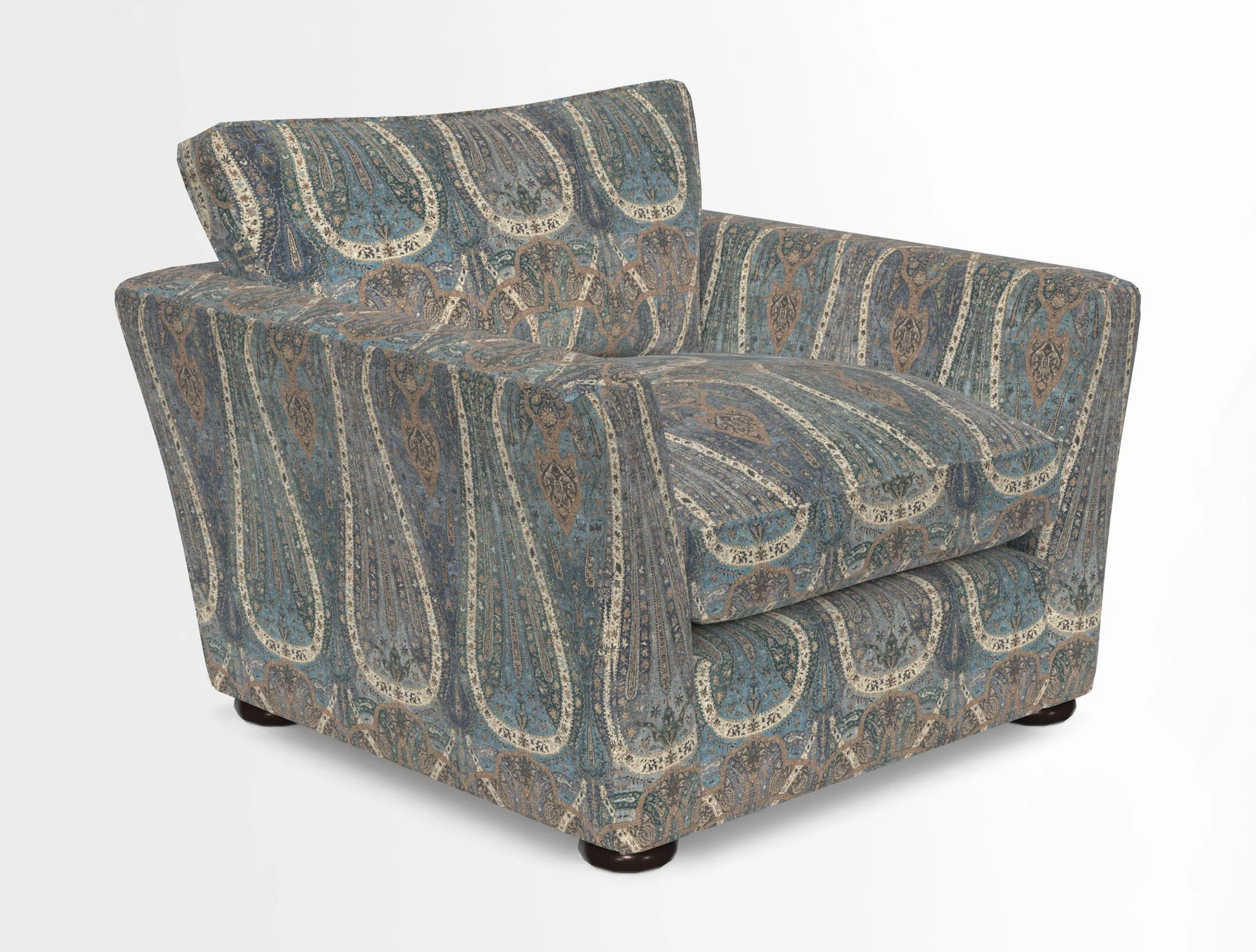 Aldeburgh Chair in Two Tone Plain Biscuit