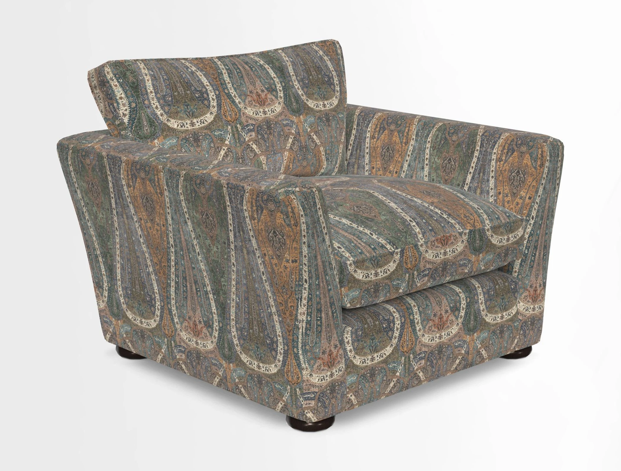 Aldeburgh Chair in Two Tone Plain Biscuit