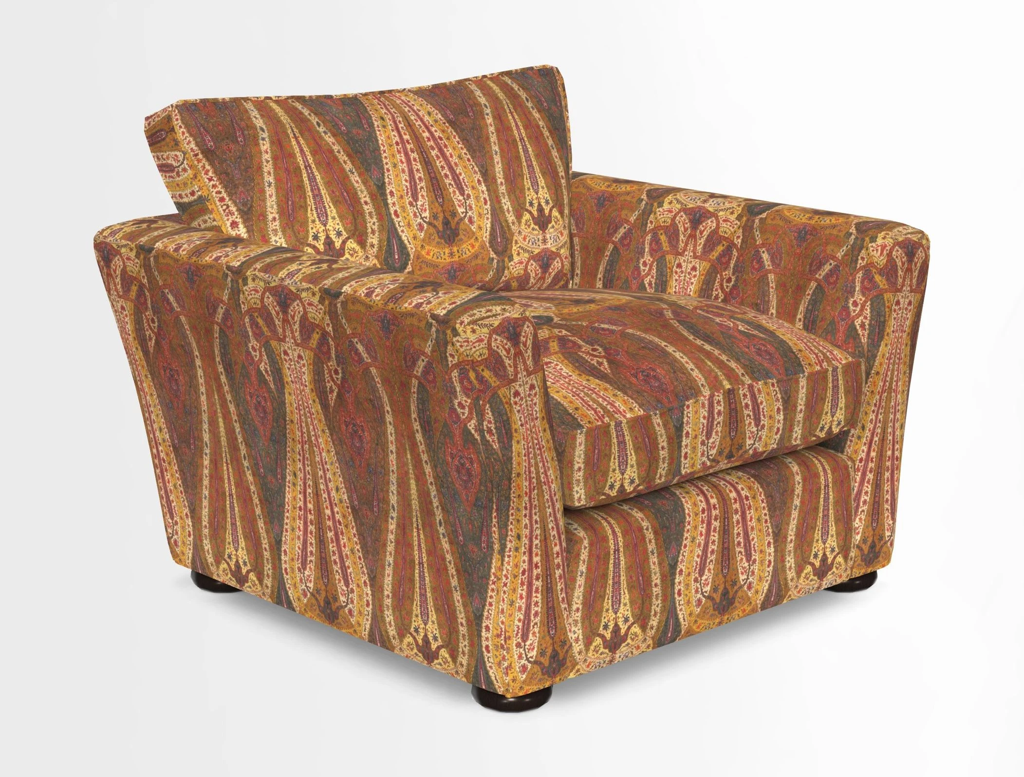 Aldeburgh Chair in Two Tone Plain Biscuit