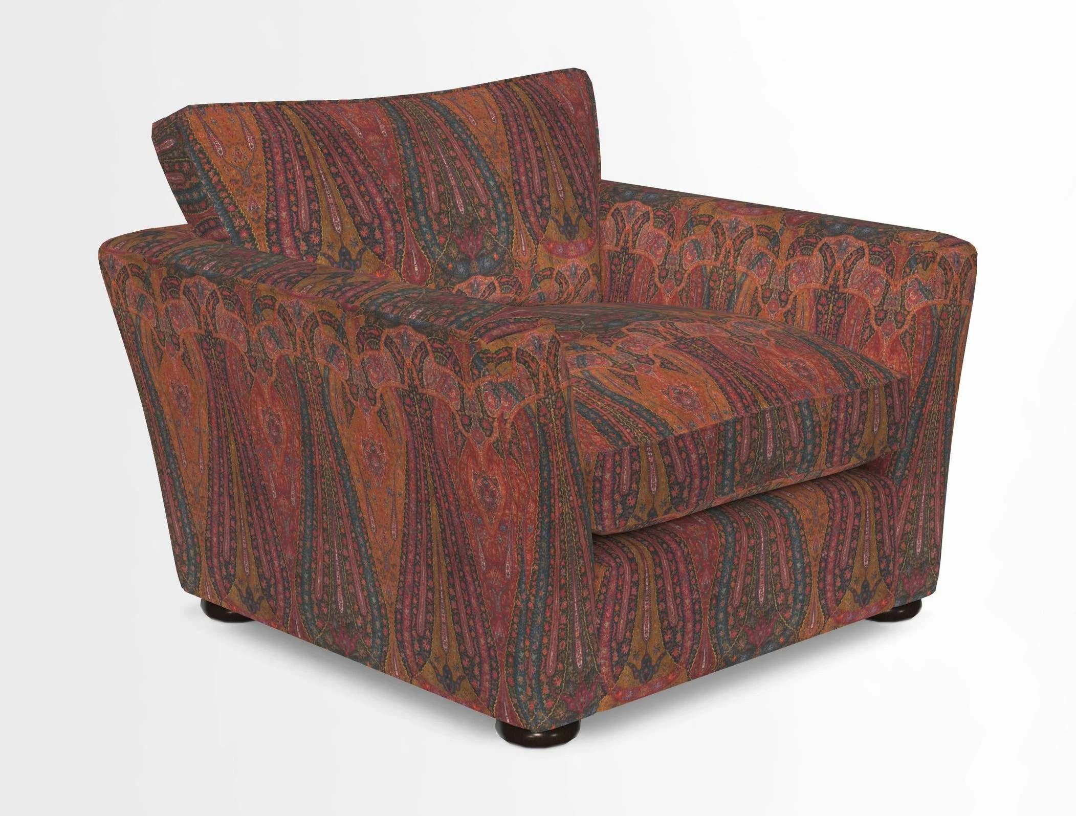 Aldeburgh Chair in Two Tone Plain Biscuit