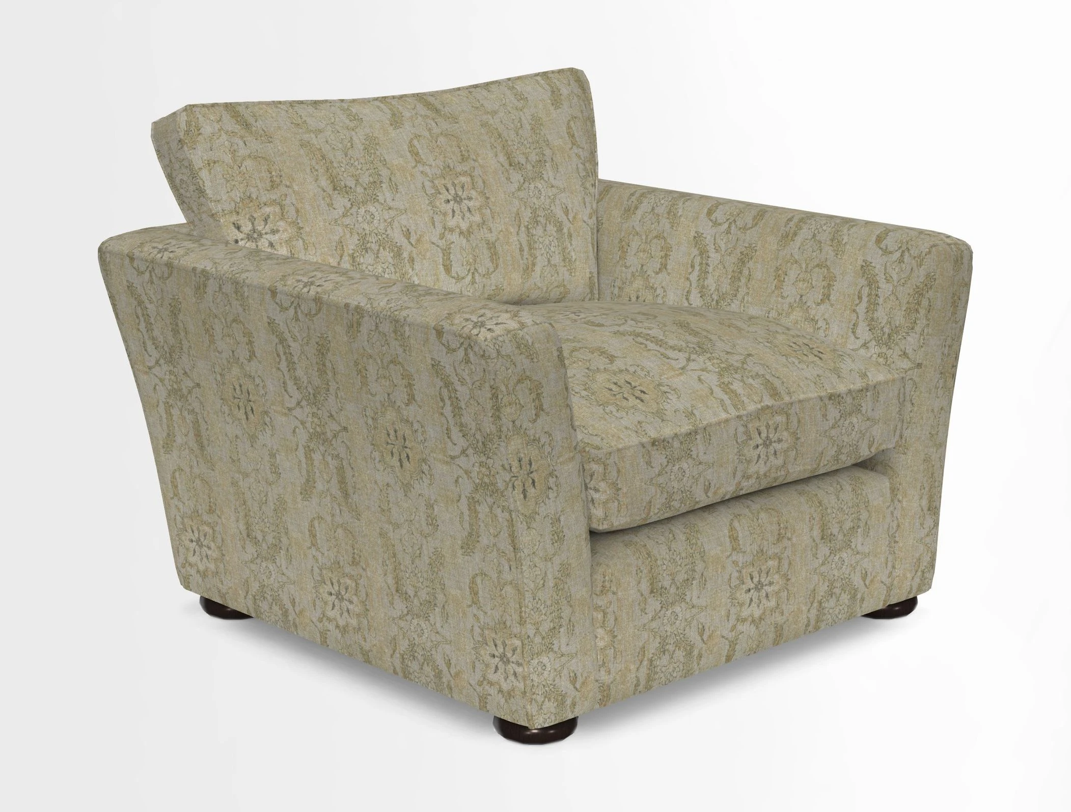 Aldeburgh Chair in Two Tone Plain Biscuit