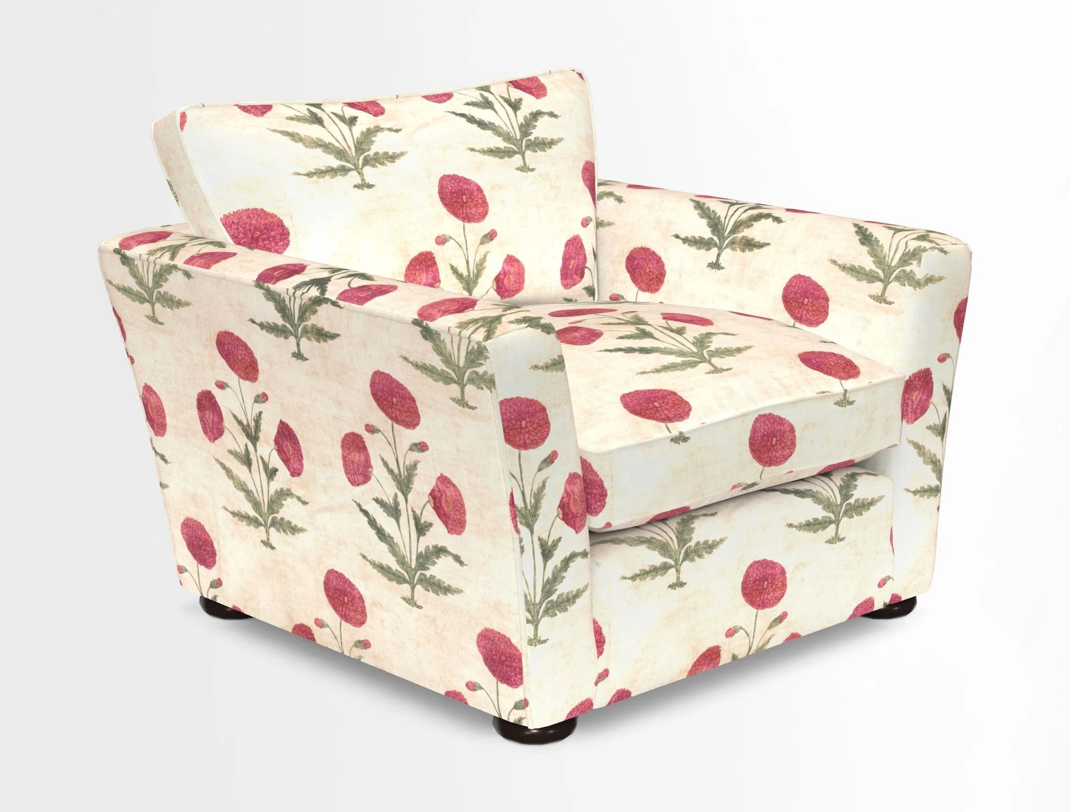 Aldeburgh Chair in Two Tone Plain Biscuit