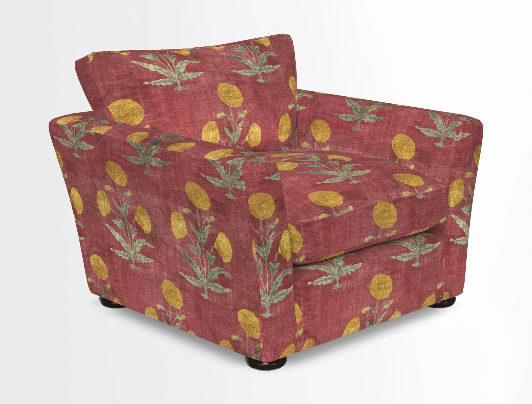 Aldeburgh Chair in Two Tone Plain Biscuit