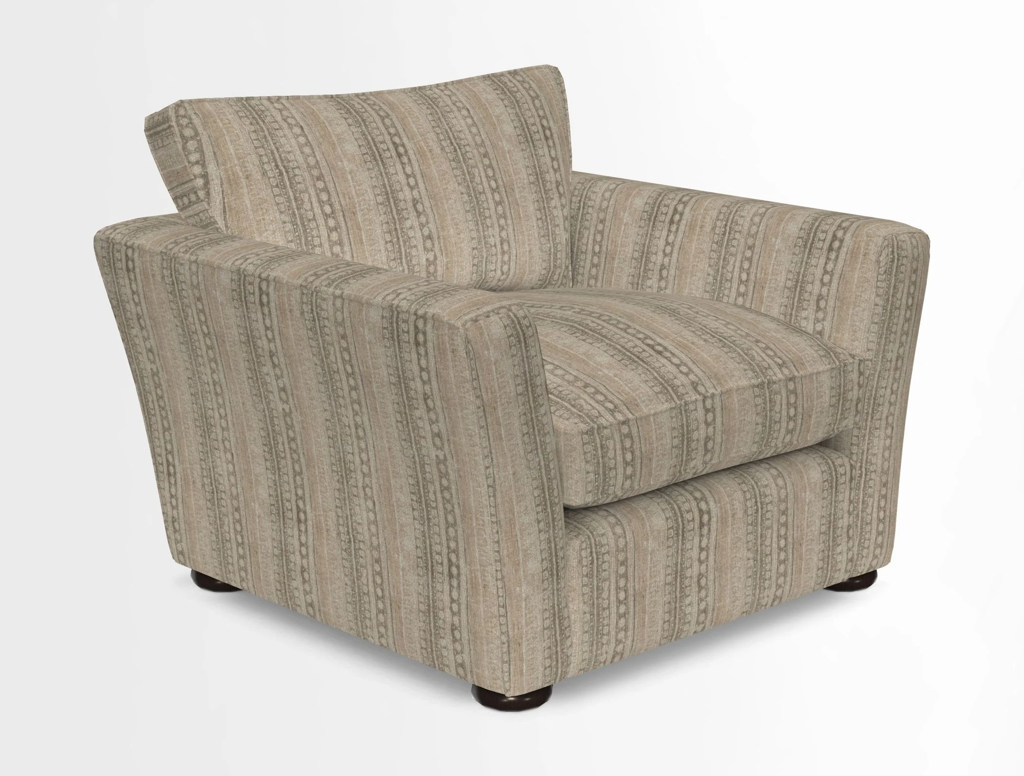 Aldeburgh Chair in Two Tone Plain Biscuit
