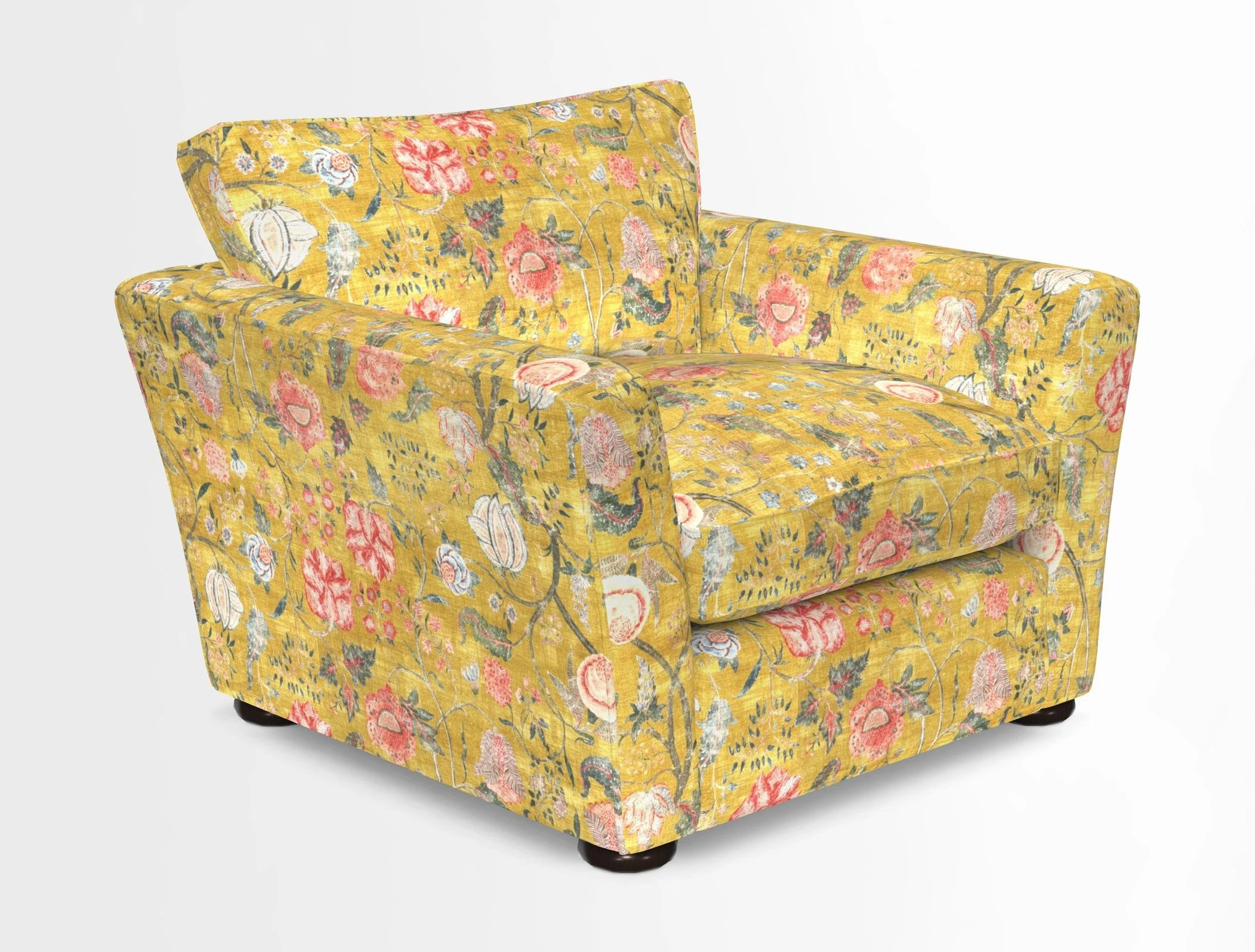Aldeburgh Chair in Two Tone Plain Biscuit