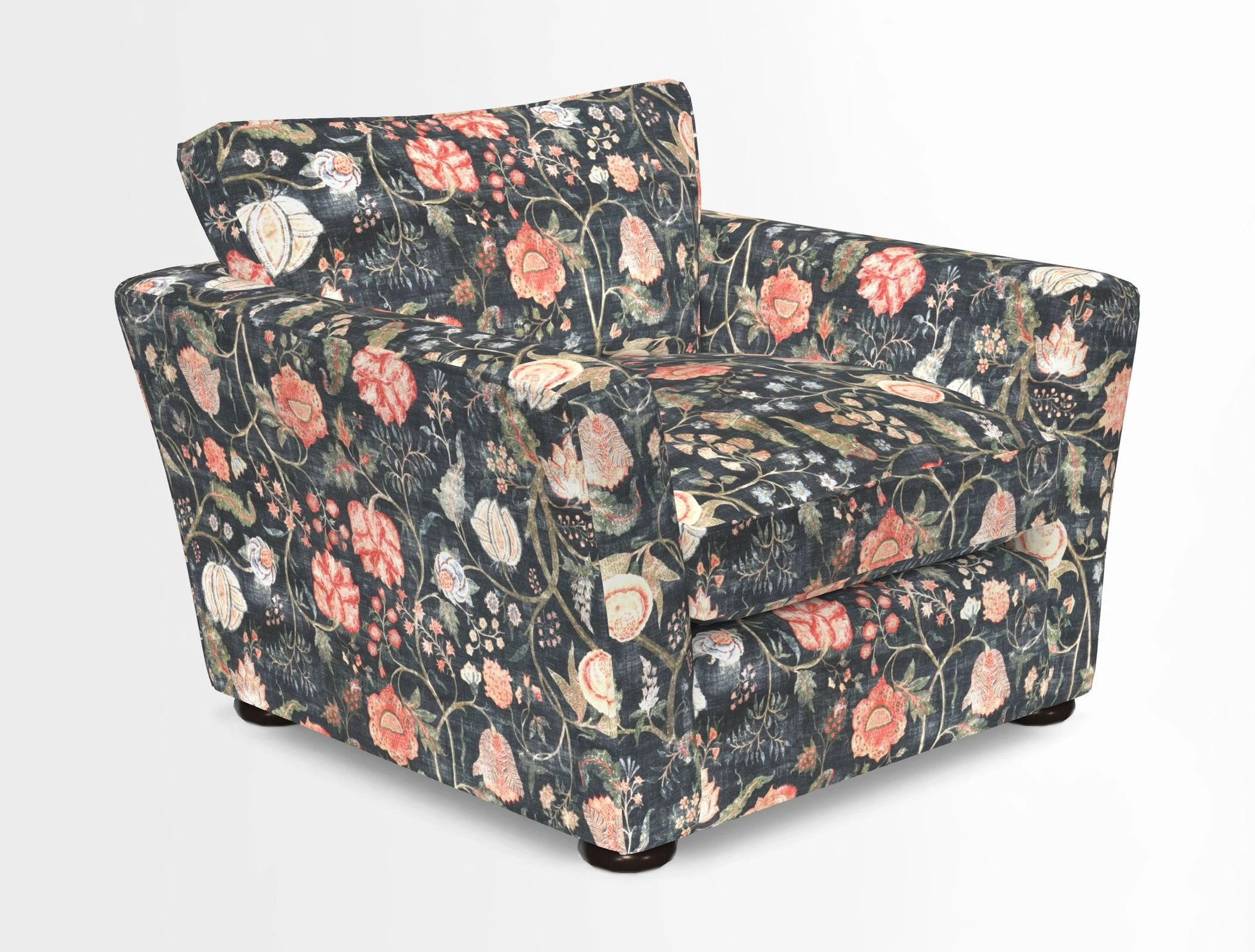 Aldeburgh Chair in Two Tone Plain Biscuit