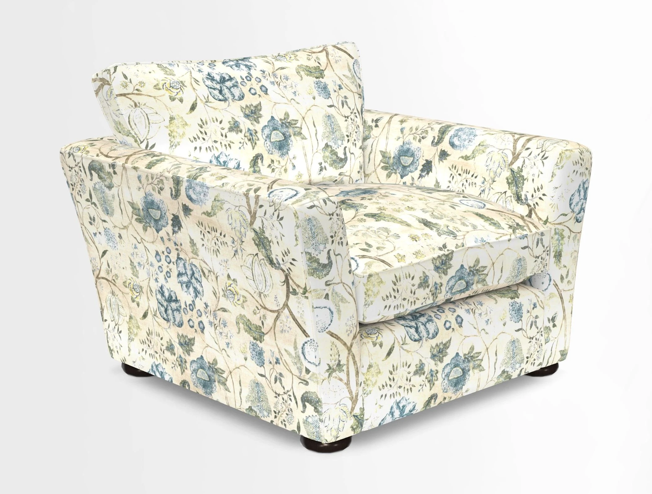 Aldeburgh Chair in Two Tone Plain Biscuit