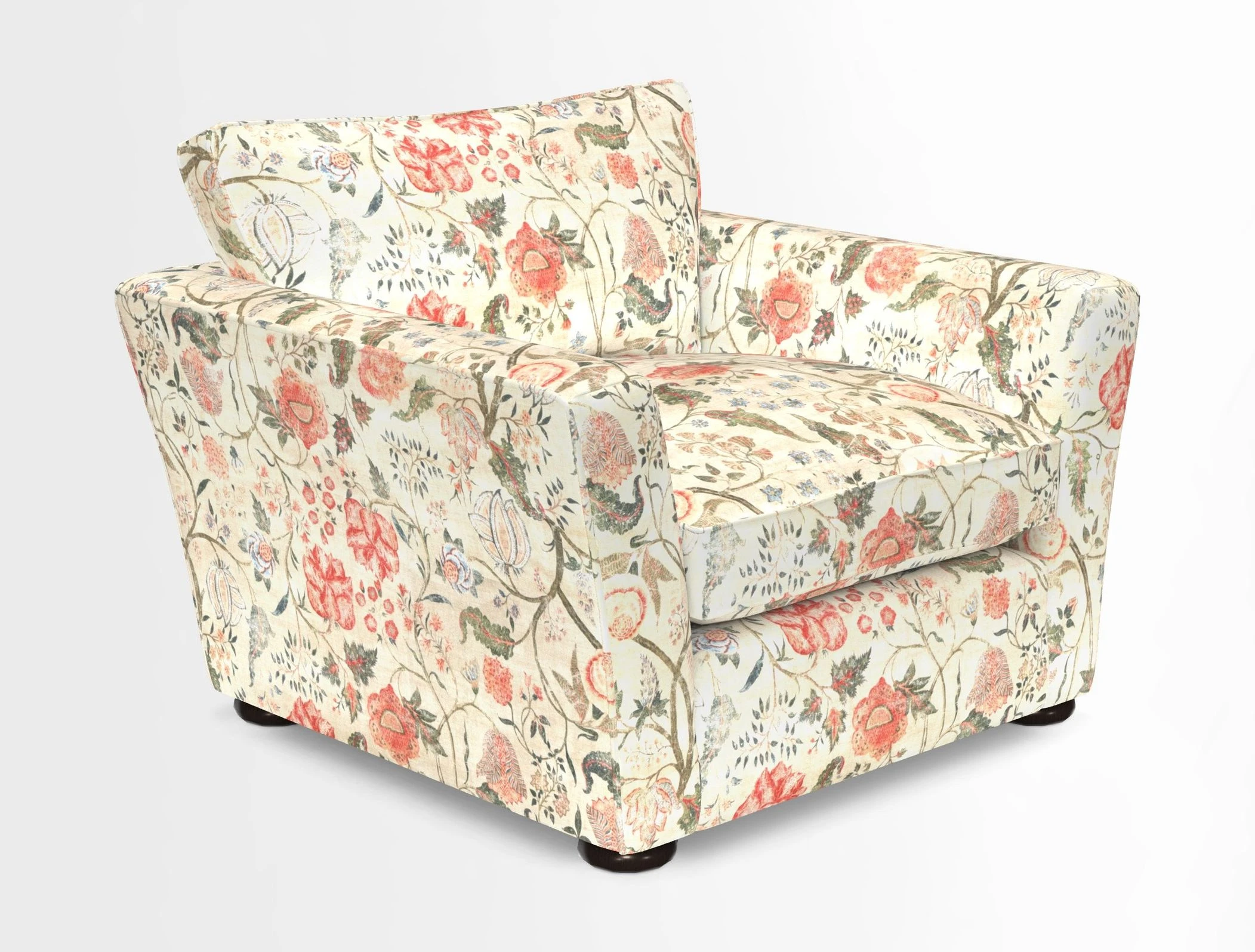 Aldeburgh Chair in Two Tone Plain Biscuit