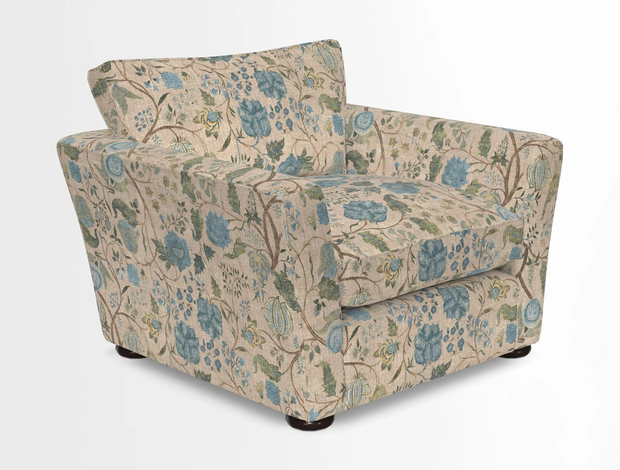 Aldeburgh Chair in Two Tone Plain Biscuit