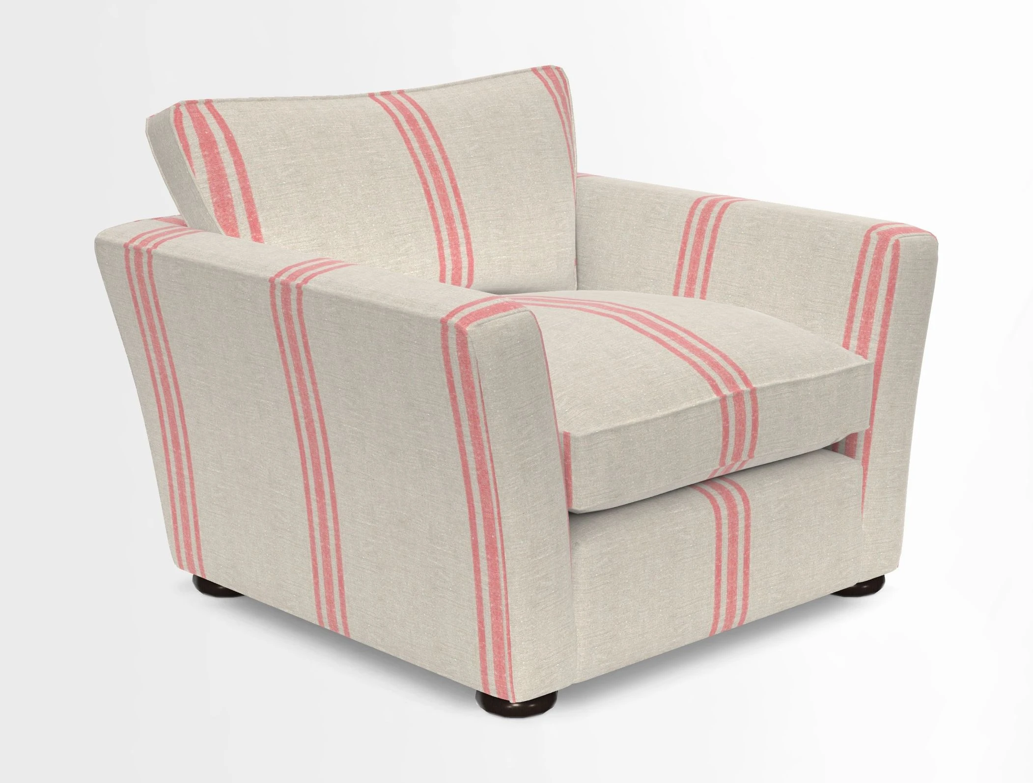 Aldeburgh Chair in Two Tone Plain Biscuit