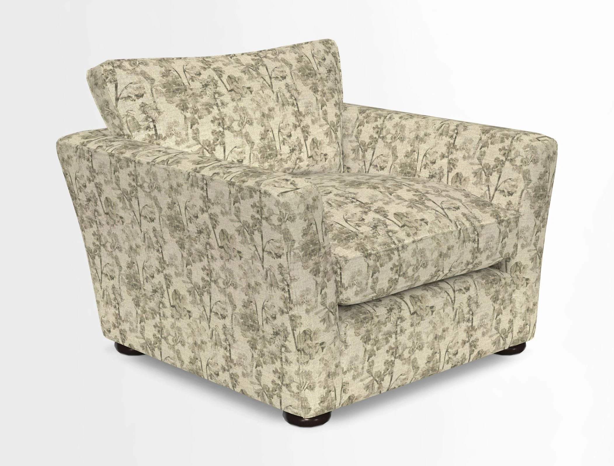 Aldeburgh Chair in Two Tone Plain Biscuit