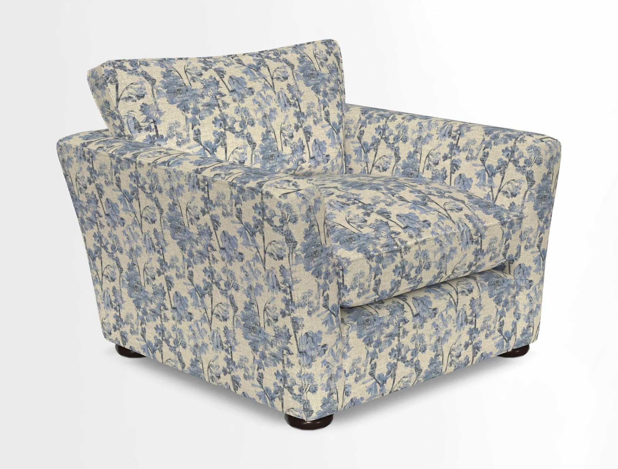 Aldeburgh Chair in Two Tone Plain Biscuit