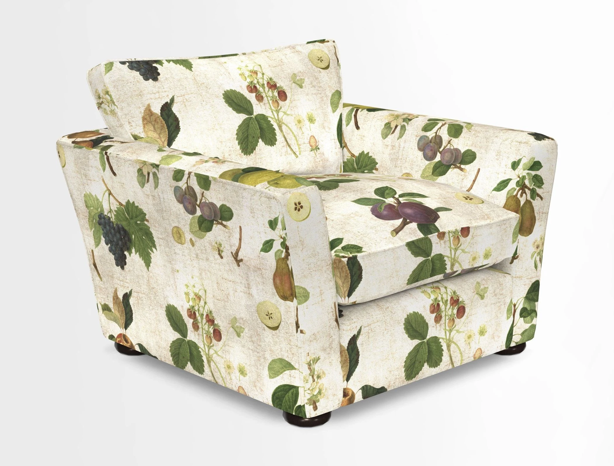 Aldeburgh Chair in Two Tone Plain Biscuit