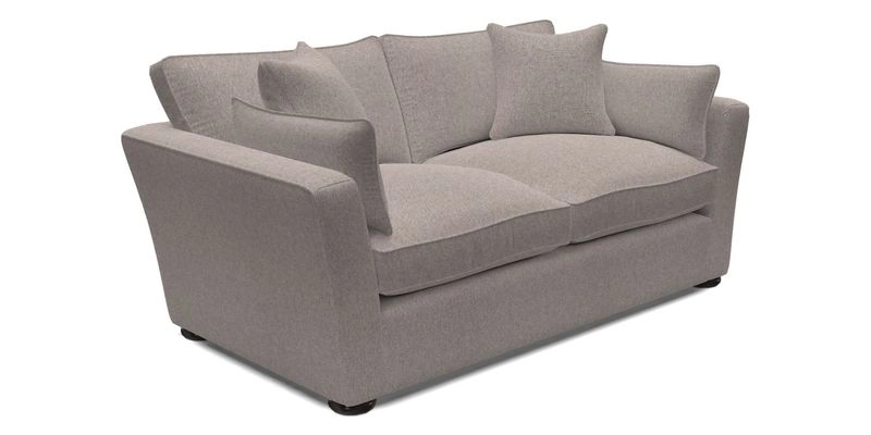 Aldeburgh 2.5 Seater Sofa in Cloth 22 Bayadere Seal with Scatters in Bayadere & Barcode Seal