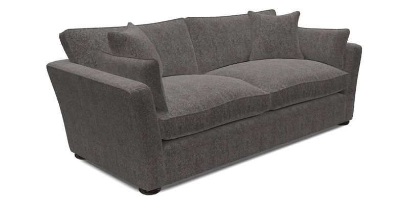 Aldeburgh 3 Seater Sofa in Cloth 22 Bayadere Seal with Scatters in Bayadere & Barcode Seal